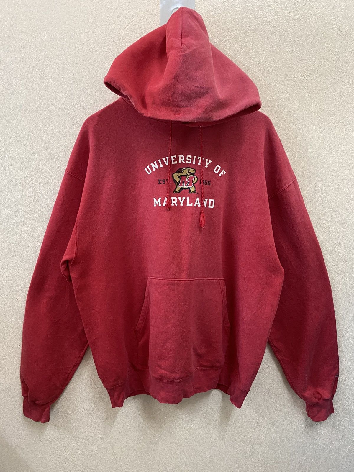 Vtg Champion University Of Maryland Hoodie Pullover