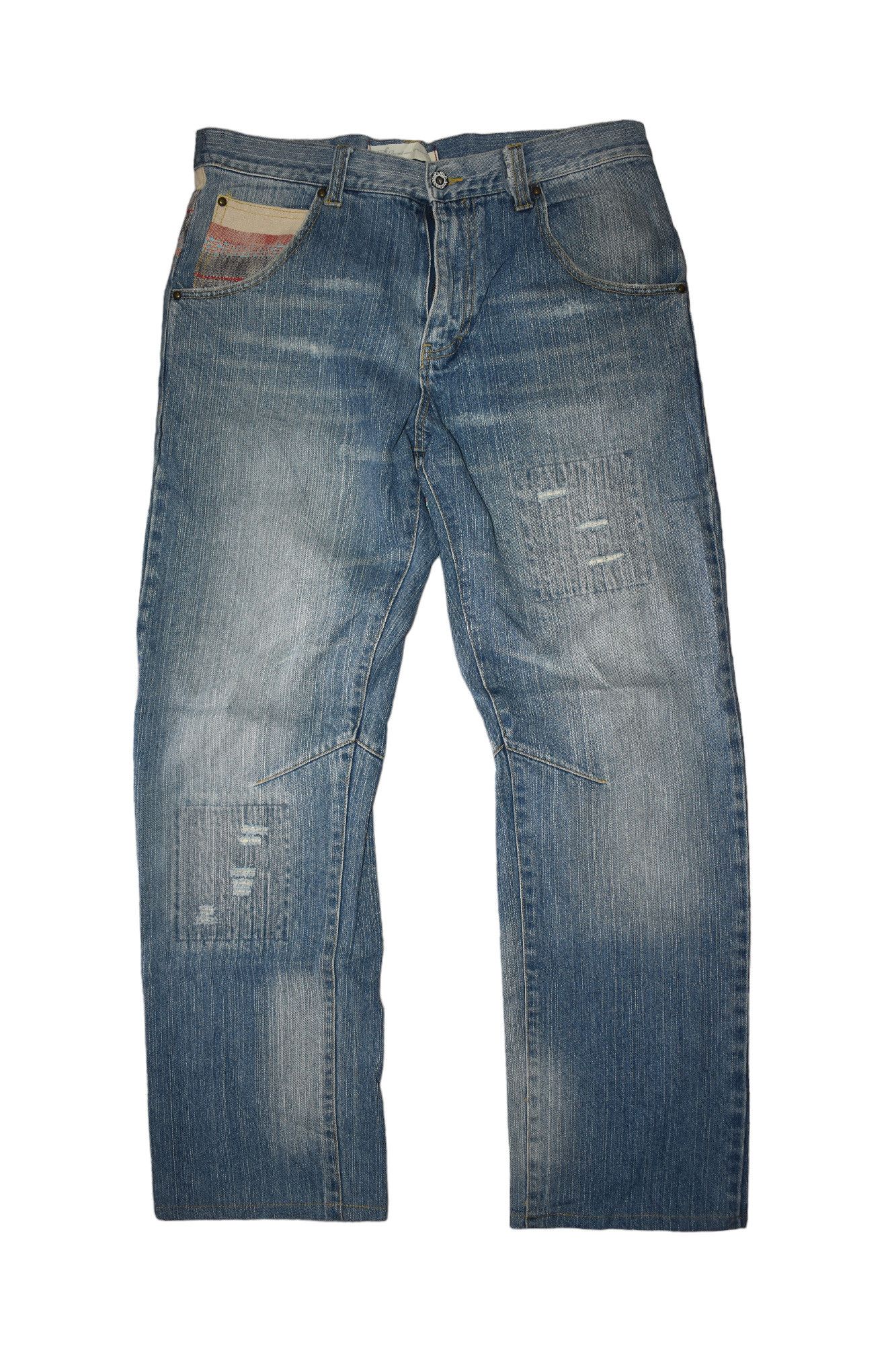 If Six Was Nine × Jack & Jones × Jean Jack & Jones Japanese Patchwork Jeans Size US 32 / EU 48 - 1 Thumbnail
