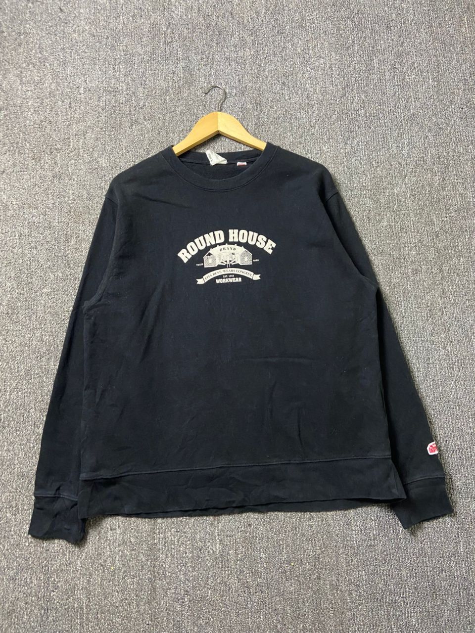 Japanese Brand Round House Brand Crewneck Sweatshirt (198) Size US L / EU 52-54 / 3 - 1 Thumbnail