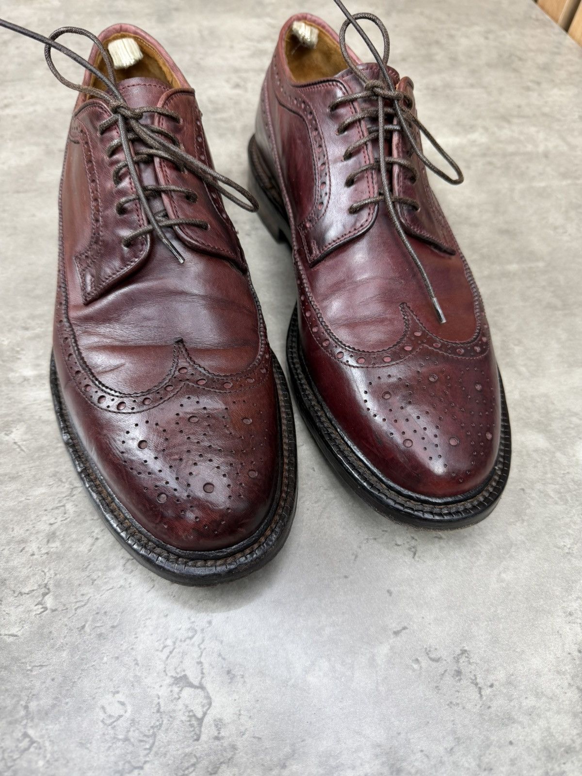 Officine Creative Officine Creative Wingtip Brogue Derby Shoes Burgundy Size US 8 / EU 41 - 5 Thumbnail