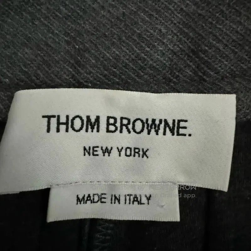 Thom Browne Thom Browne Gray Cotton Embroidered Casual Pants . Size US 26 / EU 42 - 3 Thumbnail