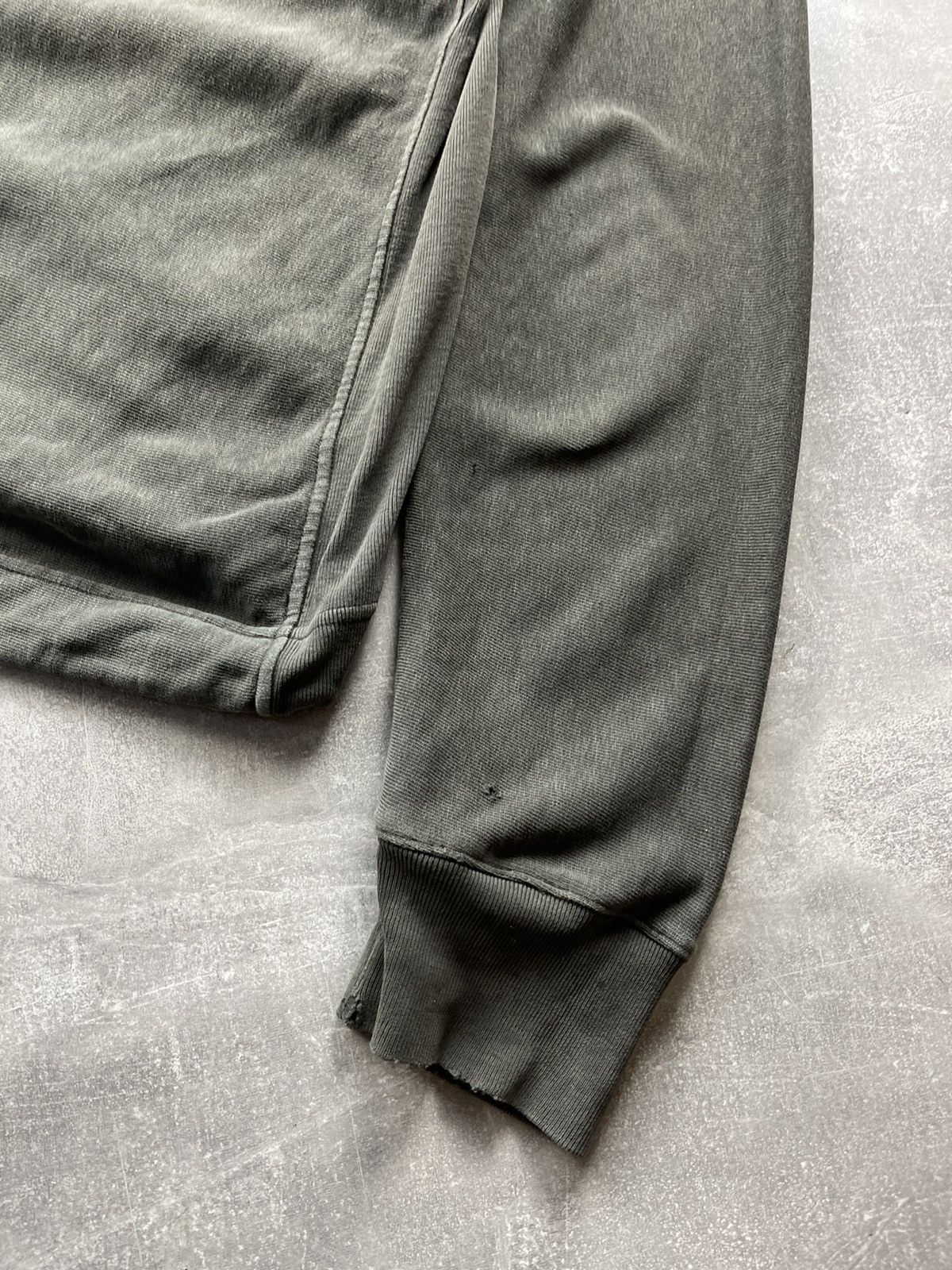 Stone Island Stone Island Denims Vintage 00s Logo Military Hoodie Khaki Size US XXL / EU 58 / 5 - 8 Thumbnail