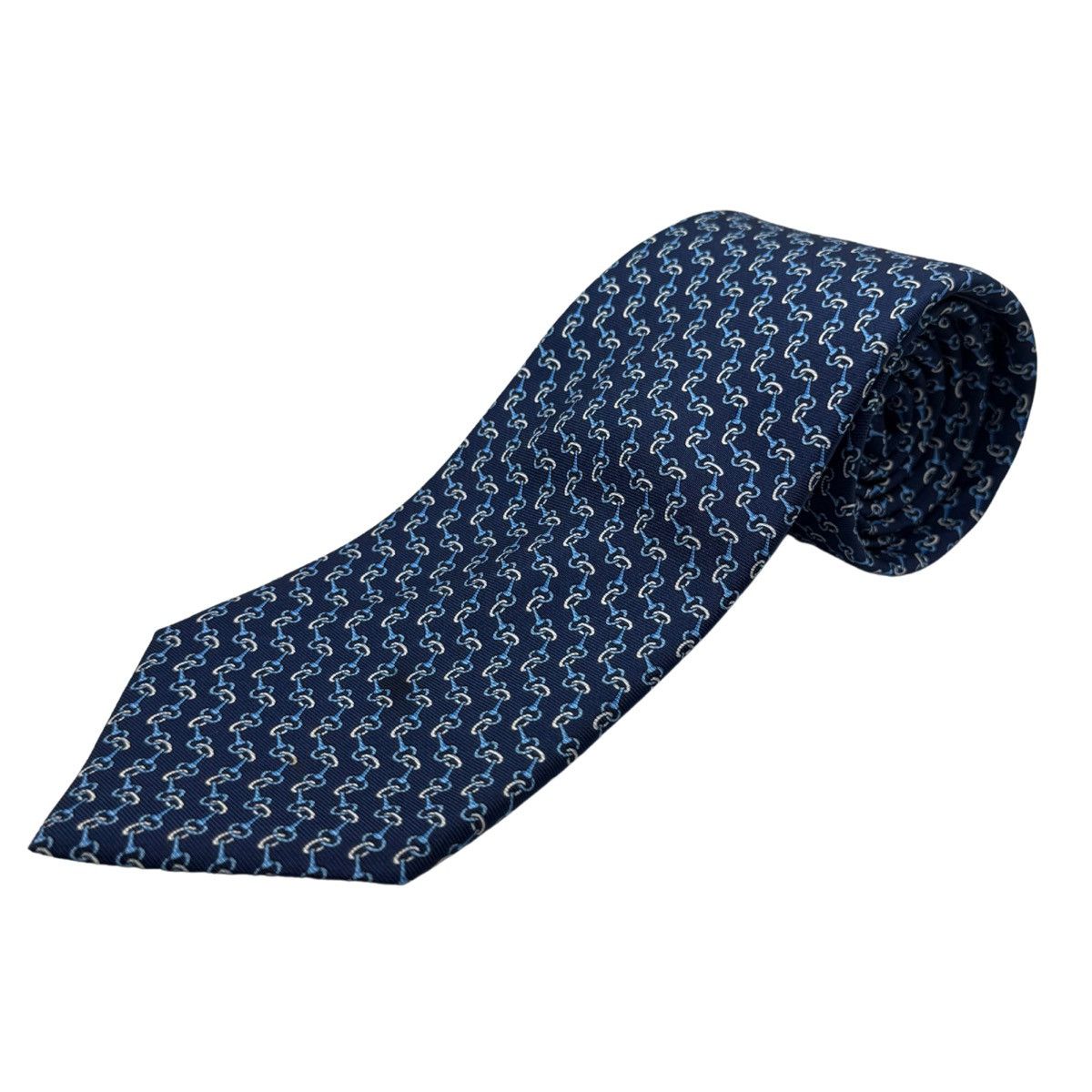 Brooks Brothers Brooks Brothers Silk Tie, Navy Bit Pattern, Made in USA Size ONE SIZE - 1 Thumbnail