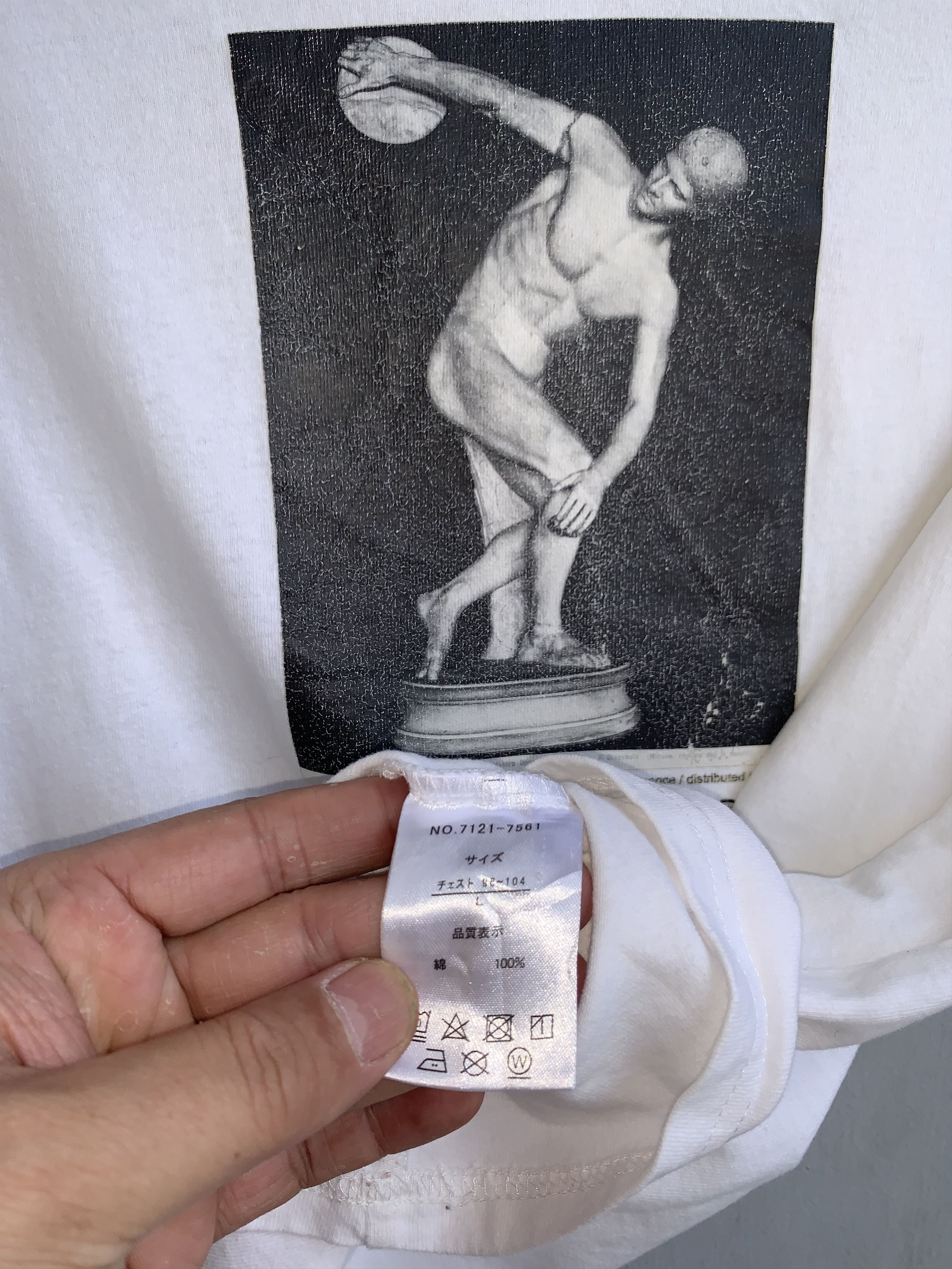 Vintage Discobolus Statue Graphic Vintage Shirt Size US L / EU 52-54 / 3 - 4 Thumbnail