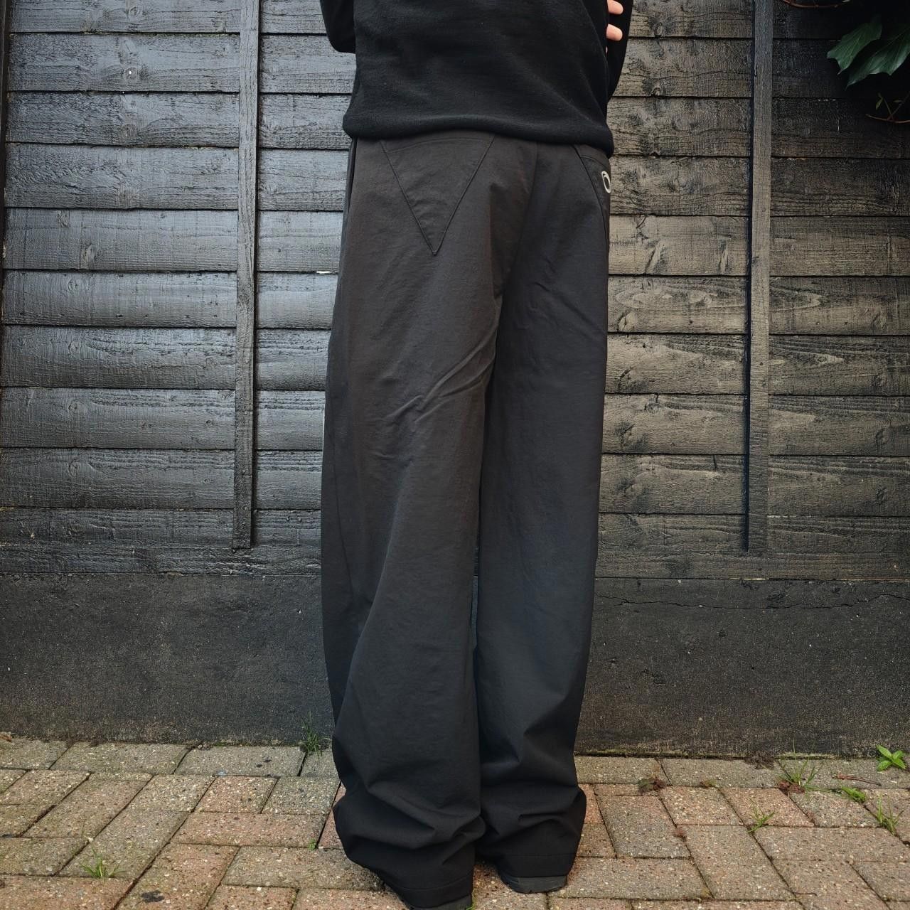 Other 49Percent Black/Green Slit Panelled Trousers Size US 32 / EU 48 - 4 Thumbnail