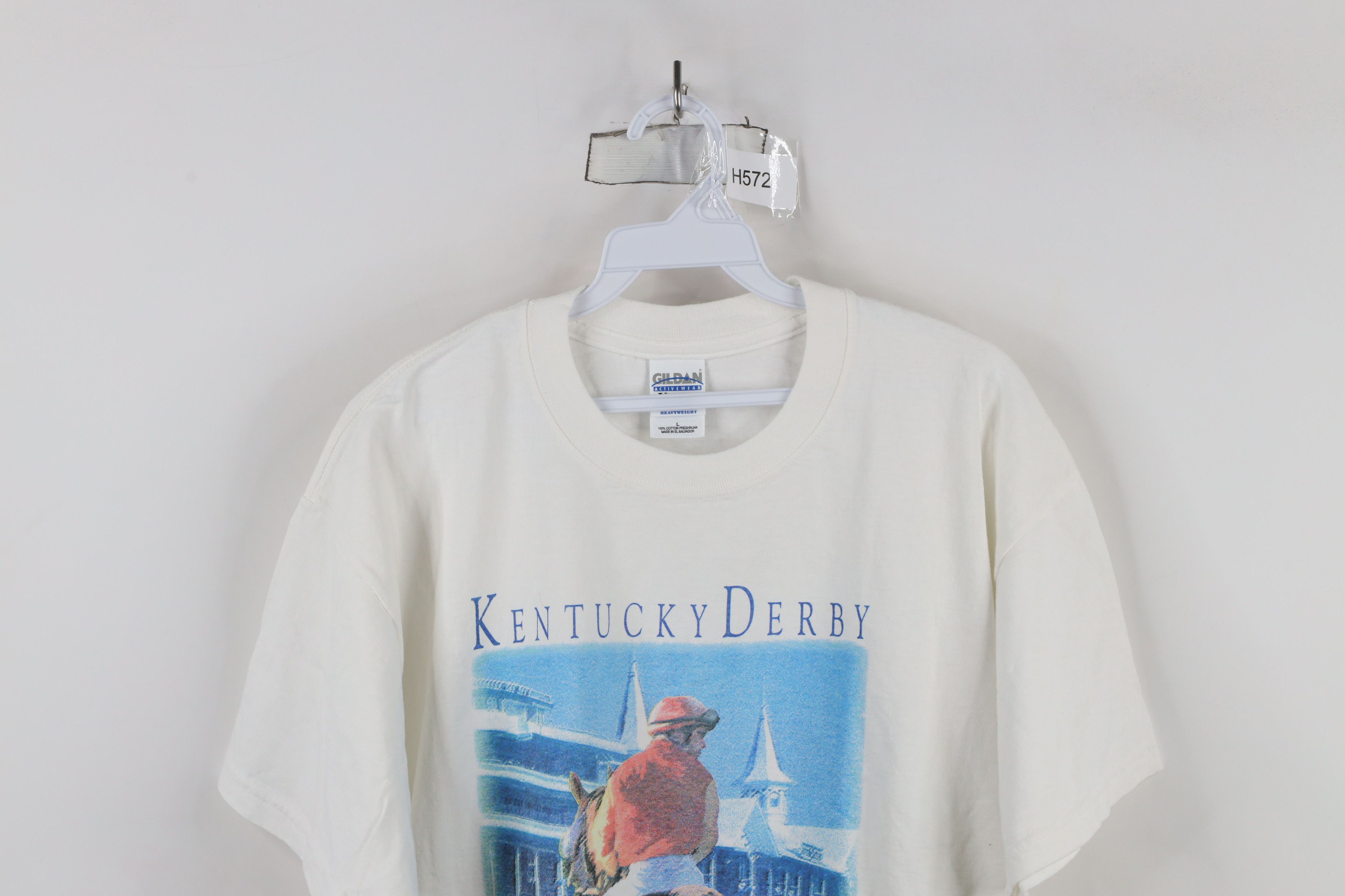 Vintage Vintage Y2K Streetwear 2003 Kentucky Horse Racing T-Shirt Size US L / EU 52-54 / 3 - 2 Thumbnail