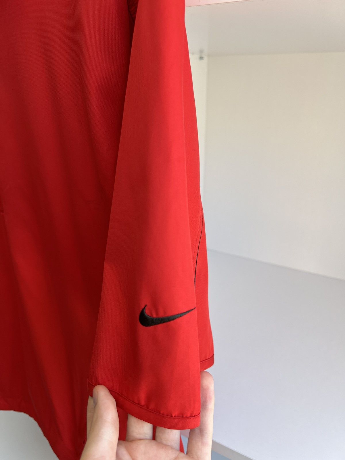 Nike × Vintage Vintage NIKE Red Golf Pullover Jacket Size US L / EU 52-54 / 3 - 5 Thumbnail
