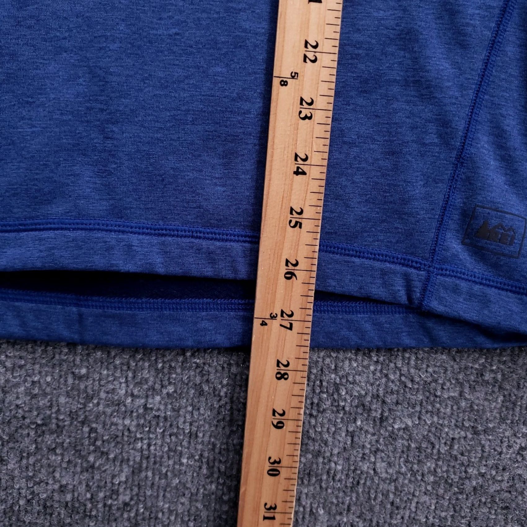 Vintage REI Shirt Mens M Medium Blue Heather 1/4 Zip Pullover Long Sleeve Athleisure Size US M / EU 48-50 / 2 - 7 Thumbnail