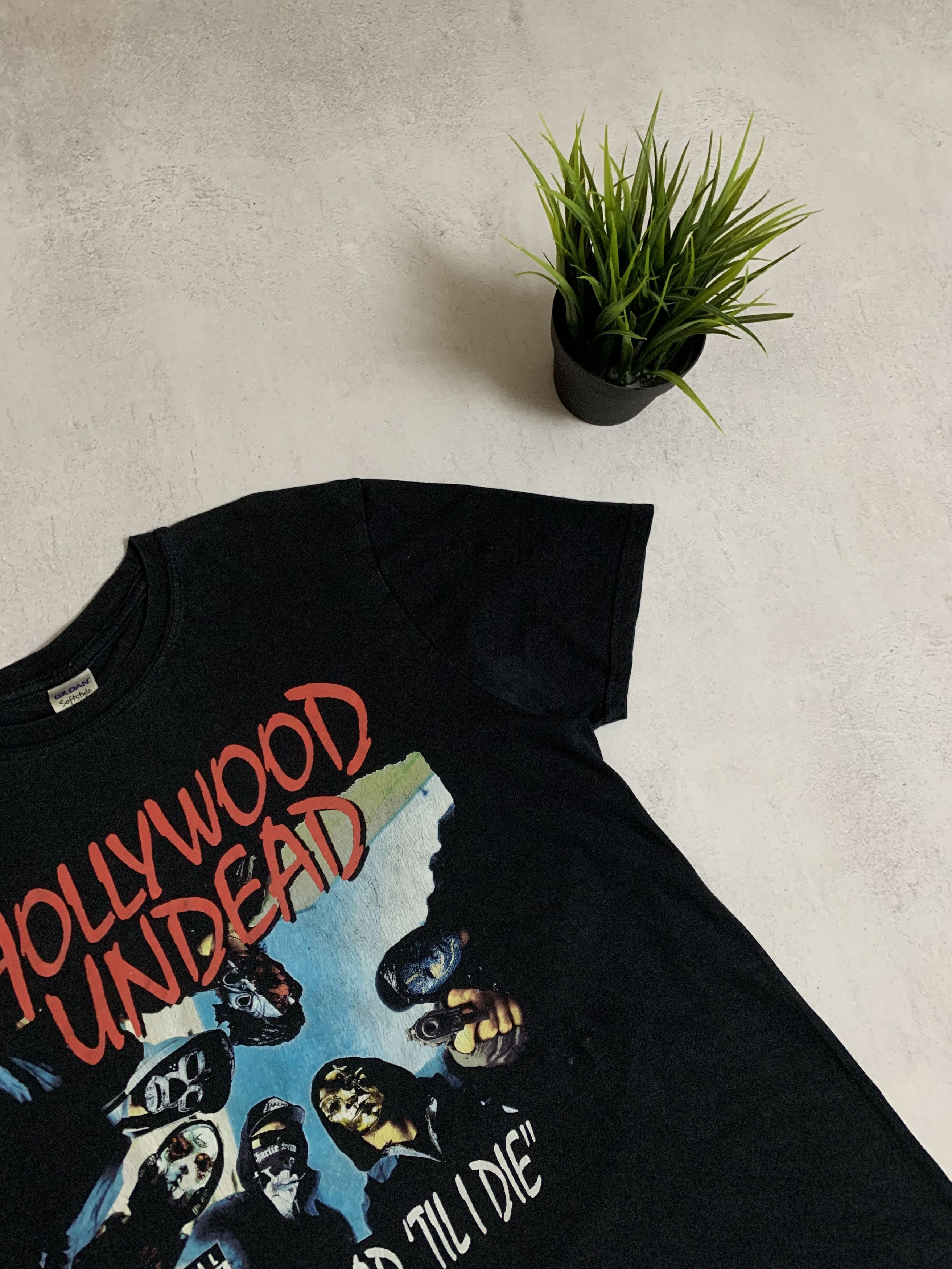 Band Tees Vintage Hollywood Undead T Shirt Tee Baggy Big Logo Y2K 90s Size US L / EU 52-54 / 3 - 3 Thumbnail