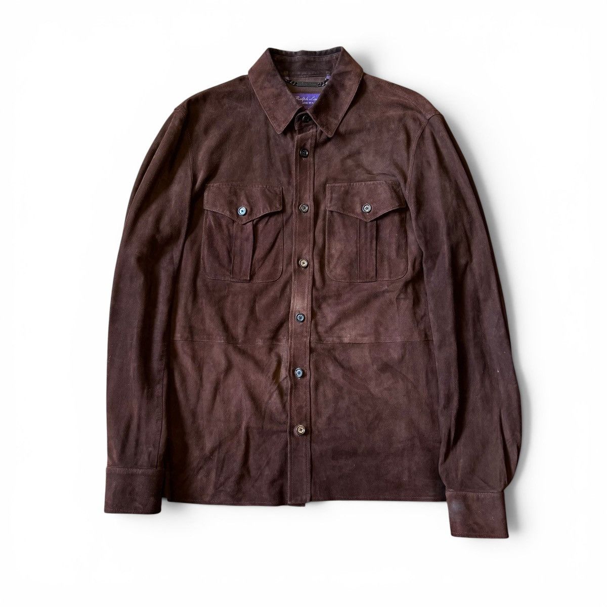 Ralph Lauren Purple Label Ralph Lauren Purple Label Suede Jacket /Shirt Size US L / EU 52-54 / 3 - 2 Thumbnail