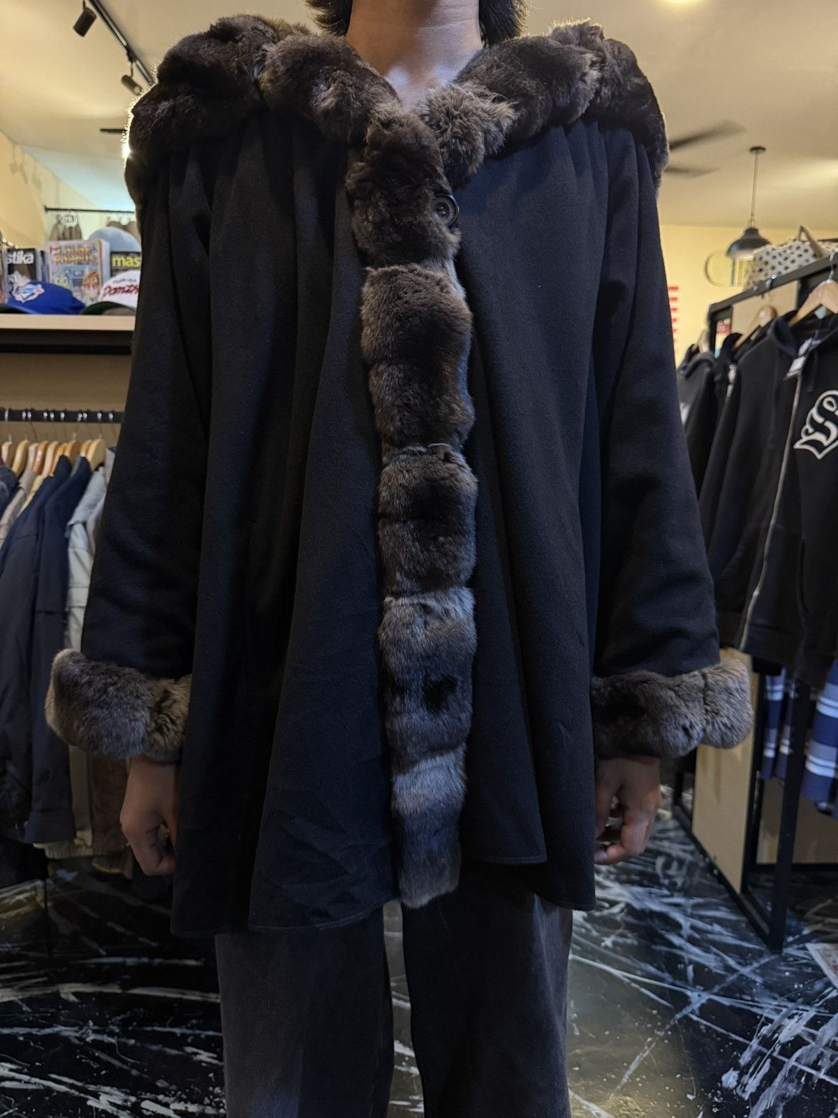 Fendi Fendi Mink Fur Coat Reversible Silk and Cashmere Size M / US 6-8 / IT 42-44 - 8 Thumbnail