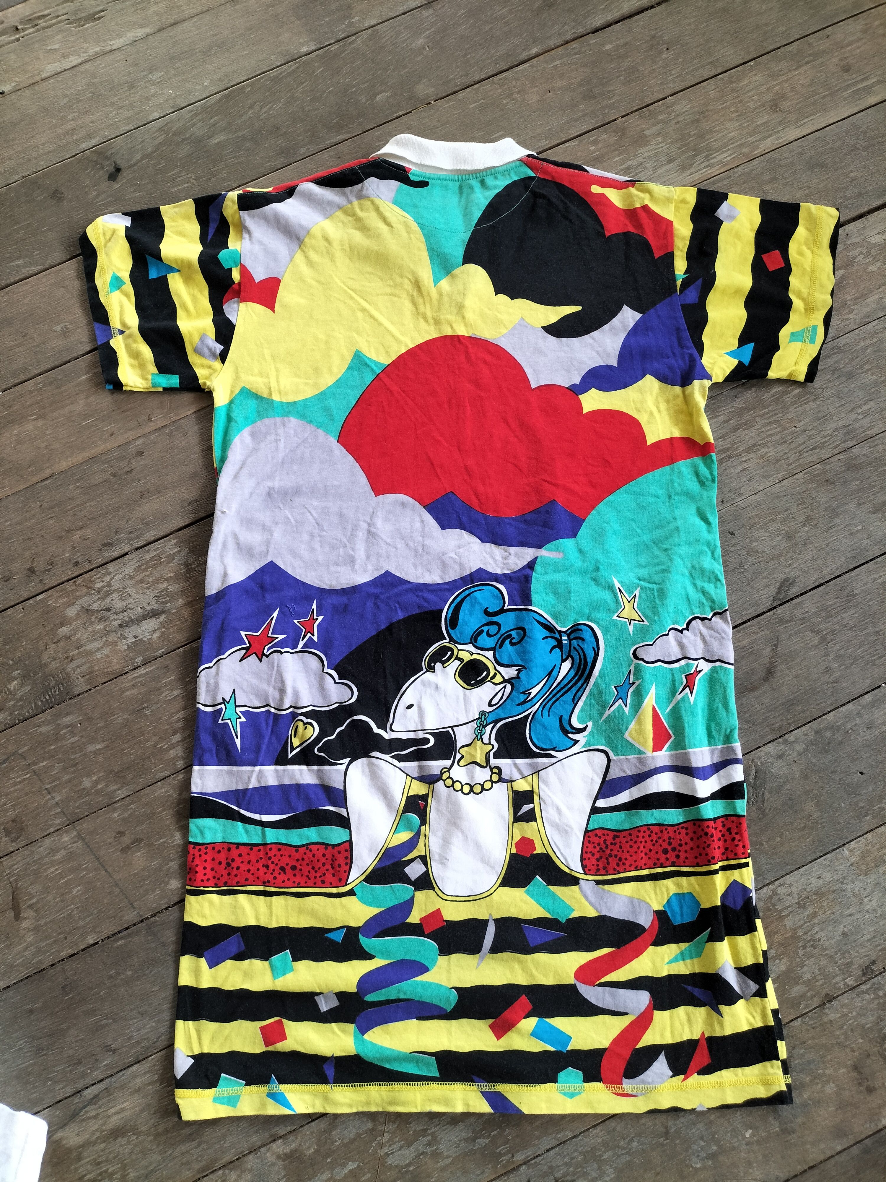 Vintage Vintage The Bollock Arts Beach Polo Shirt Blauss Size M / US 6-8 / IT 42-44 - 2 Thumbnail