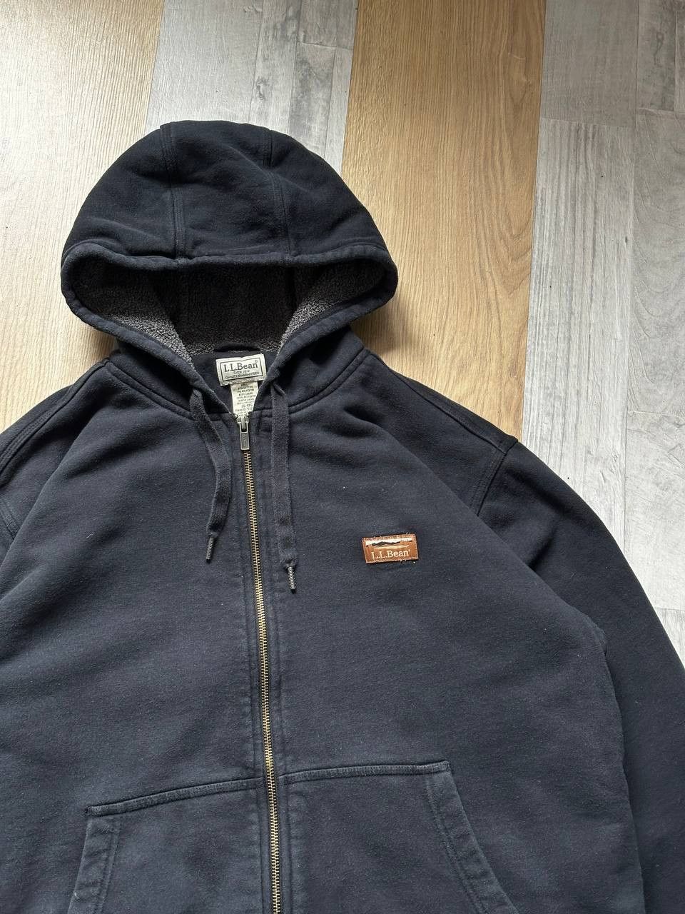 L.L. Bean Vintage L.L. Bean Lined Full Zip Baggy Hoodie Size US L / EU 52-54 / 3 - 5 Thumbnail