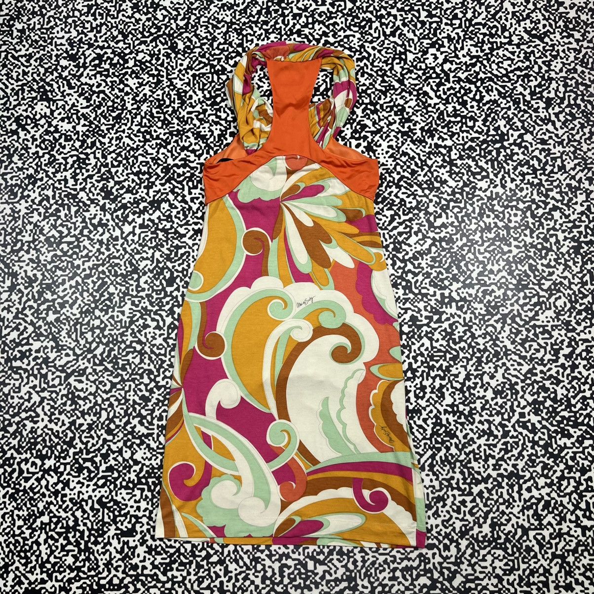 Miss Sixty Vintage Y2K Miss Sixty Floral Abstract Print Viscose Dress Size S / US 4 / IT 40 - 12 Thumbnail
