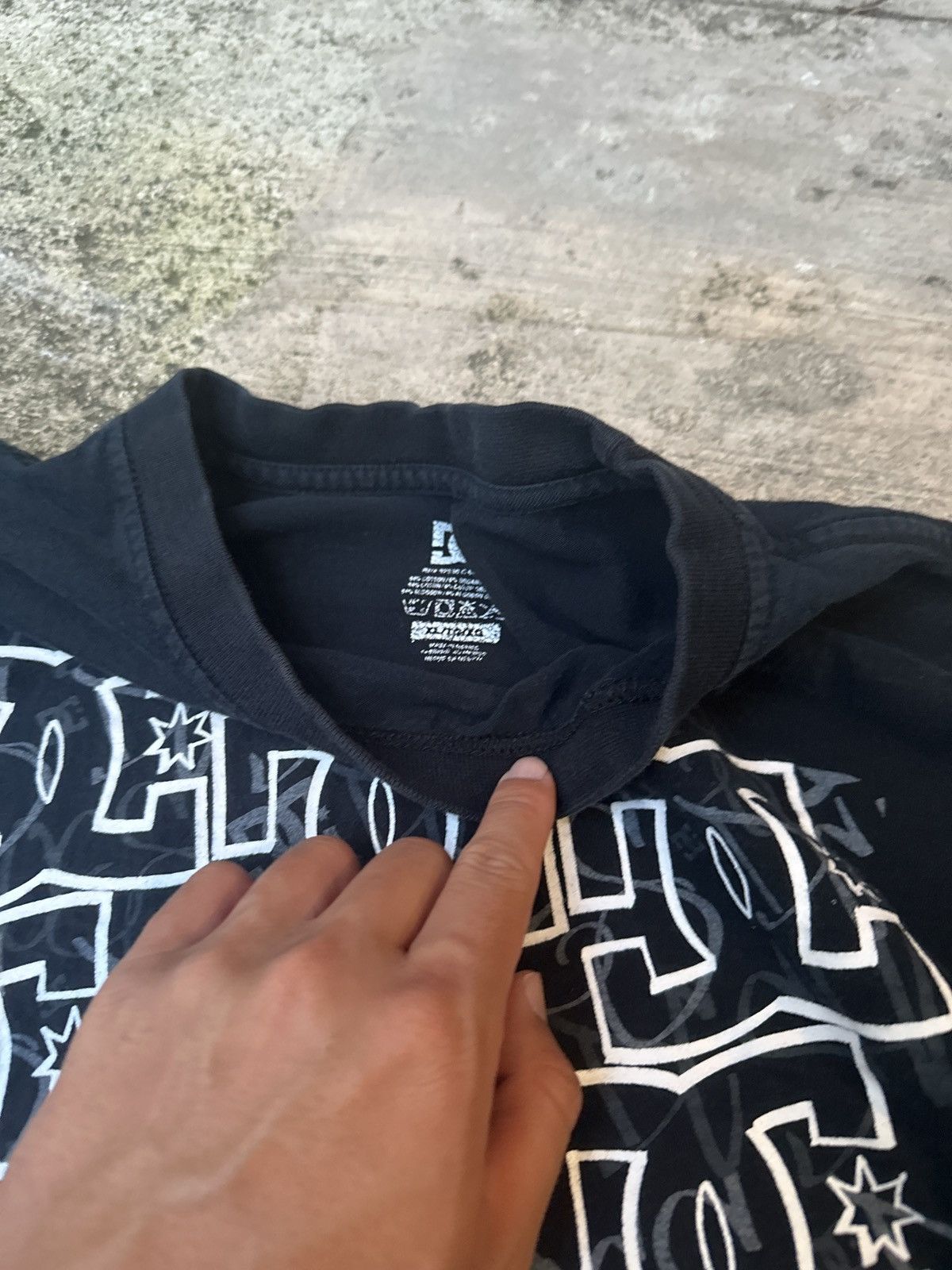 DC × Vintage Vintage Y2K black dc skateboarding skatewear tshirt Size US XL / EU 56 / 4 - 2 Thumbnail