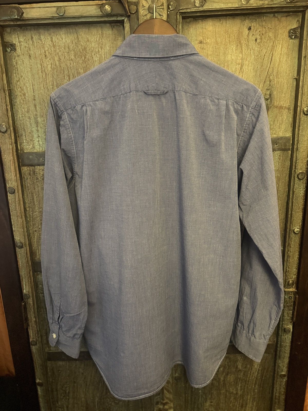 Engineered Garments Short Collar Shirt in Navy Blue Size US M / EU 48-50 / 2 - 3 Thumbnail