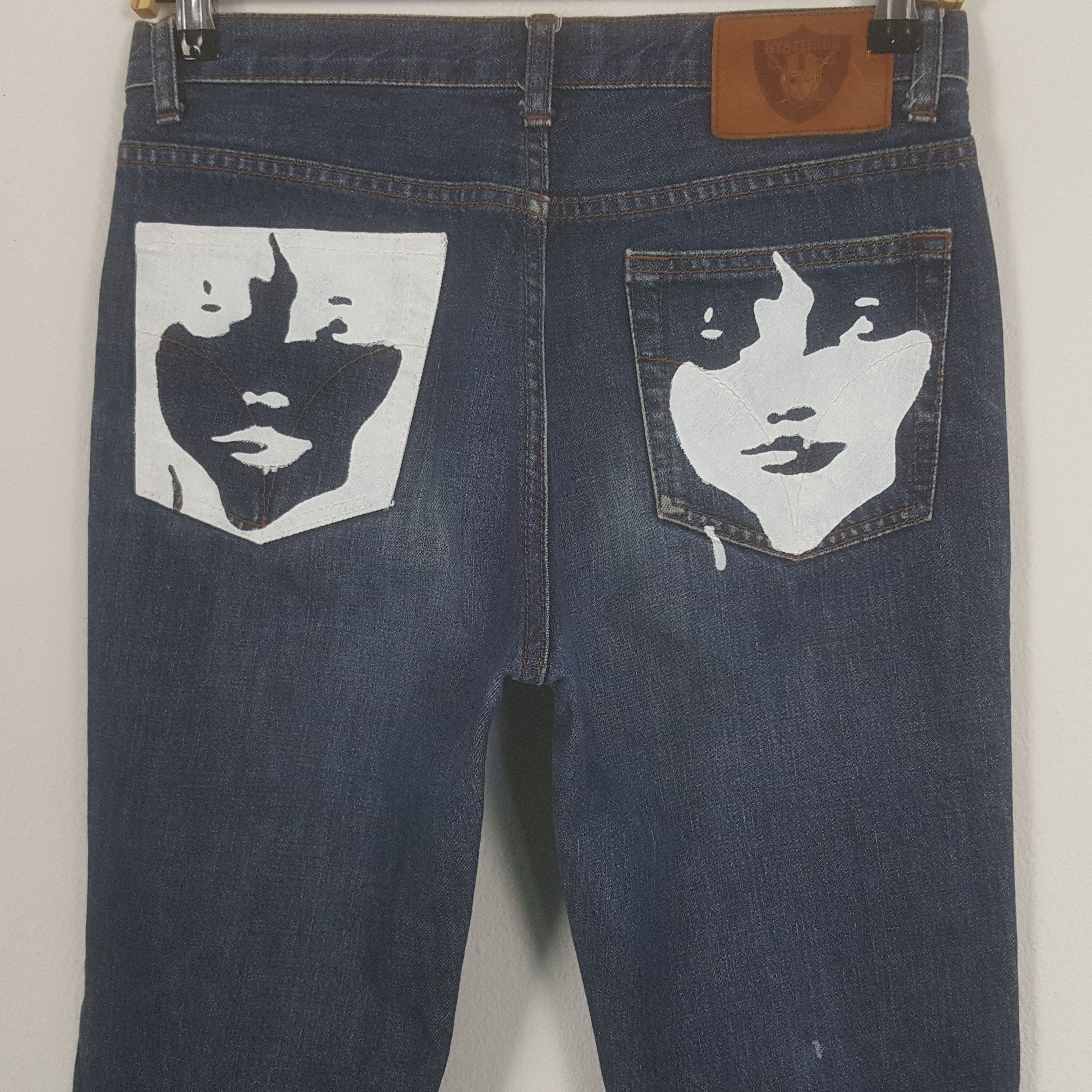 Hysteric Glamour × Vintage Vintage Hysteric Glamour Custom Art Logo Pocket Denim Jeans Size 28" / US 6 / IT 42 - 2 Thumbnail