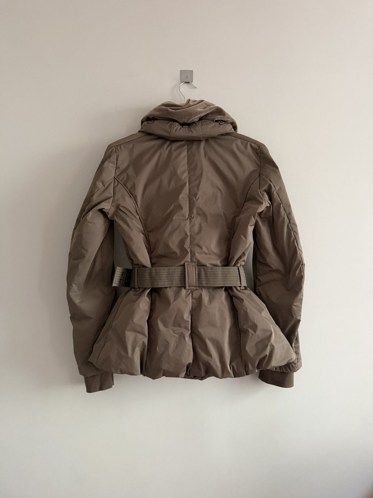 Marithe + Francois Girbaud Marithé François Girbaud Belted Puffer Jacket Taupe Size M / US 6-8 / IT 42-44 - 4 Thumbnail