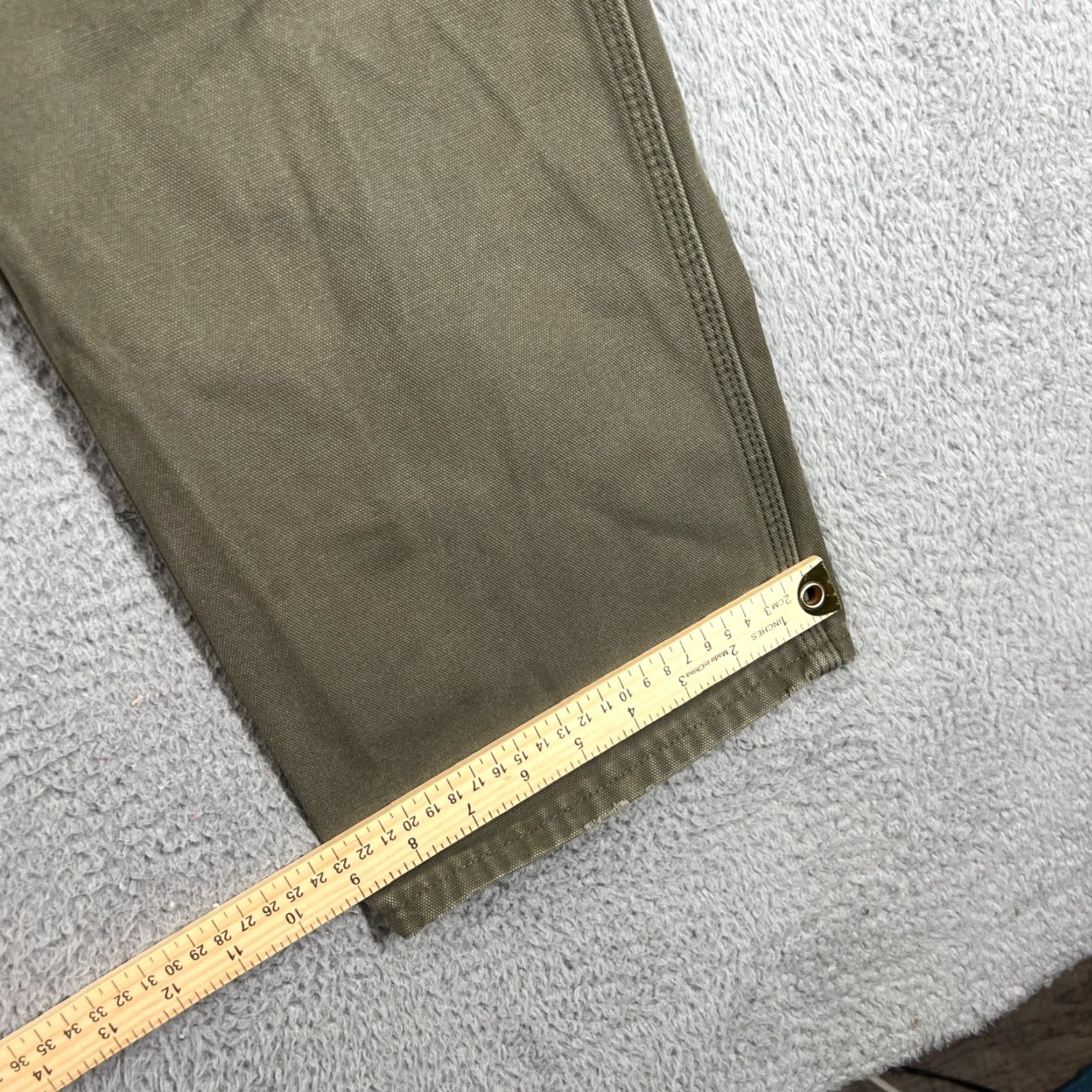 Dickies VINTAGE Dickies Mens Carpenter Pants Workwear Green Size 38X30 Canvas Relaxed Fit Size US 38 / EU 54 - 4 Thumbnail