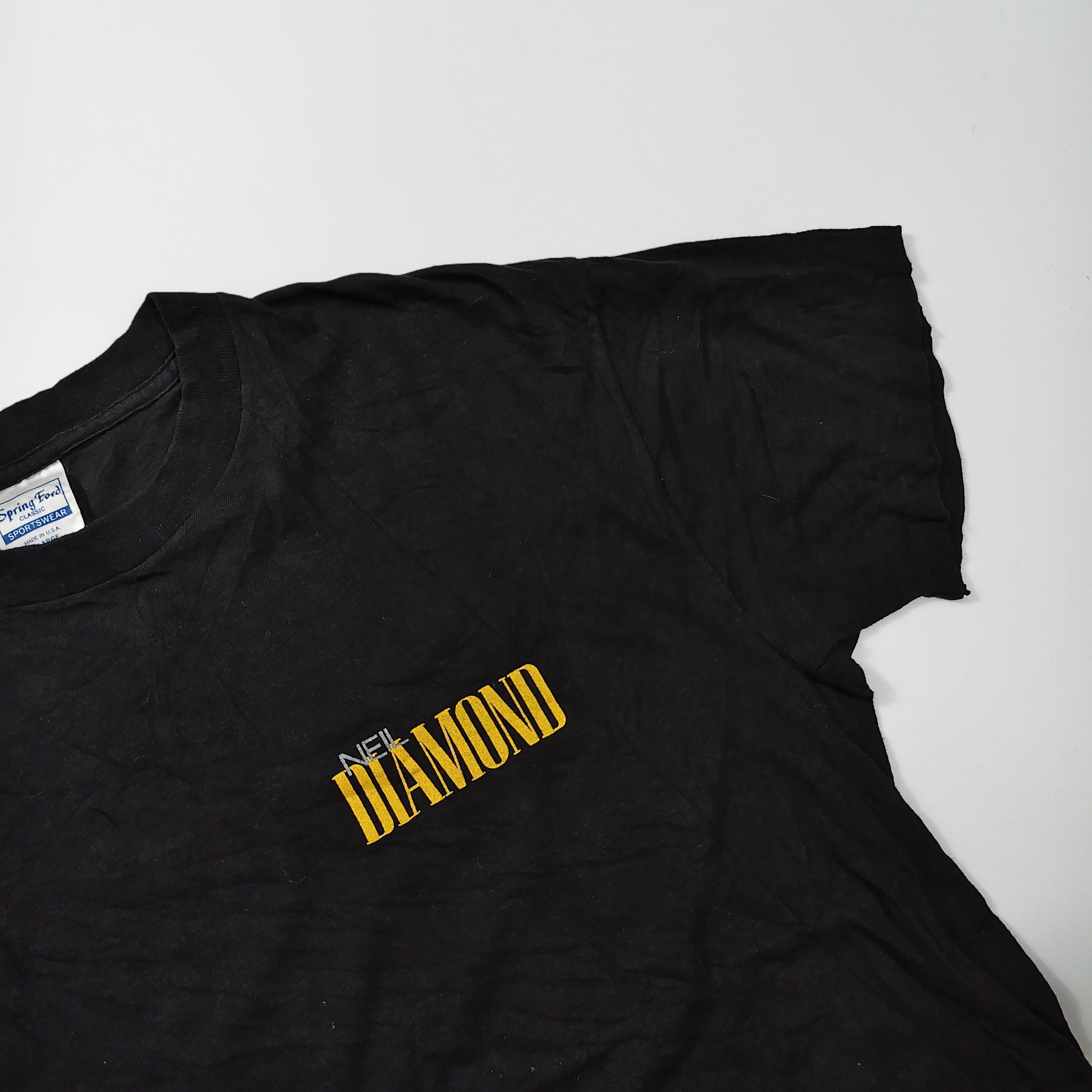 Band Tees Vintage Neil Diamond Tour Tshirt Spring Ford Classic #G Size US M / EU 48-50 / 2 - 3 Thumbnail