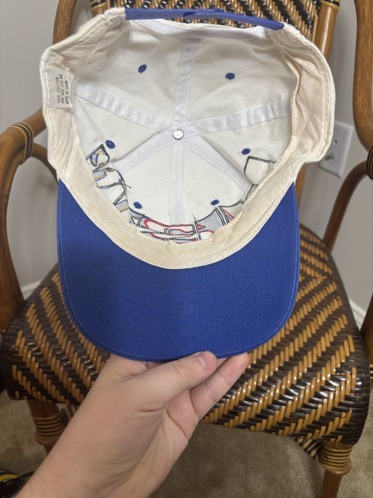 NASCAR Vintage Rusty Wallace SnapBack Graffiti Hat Size ONE SIZE - 5 Thumbnail