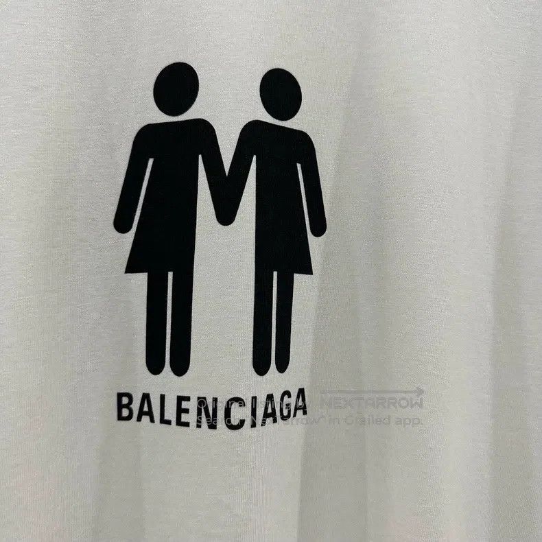 Balenciaga Balenciaga Double Portrait Multinational Flag Printed Logo Size US S / EU 44-46 / 1 - 3 Thumbnail