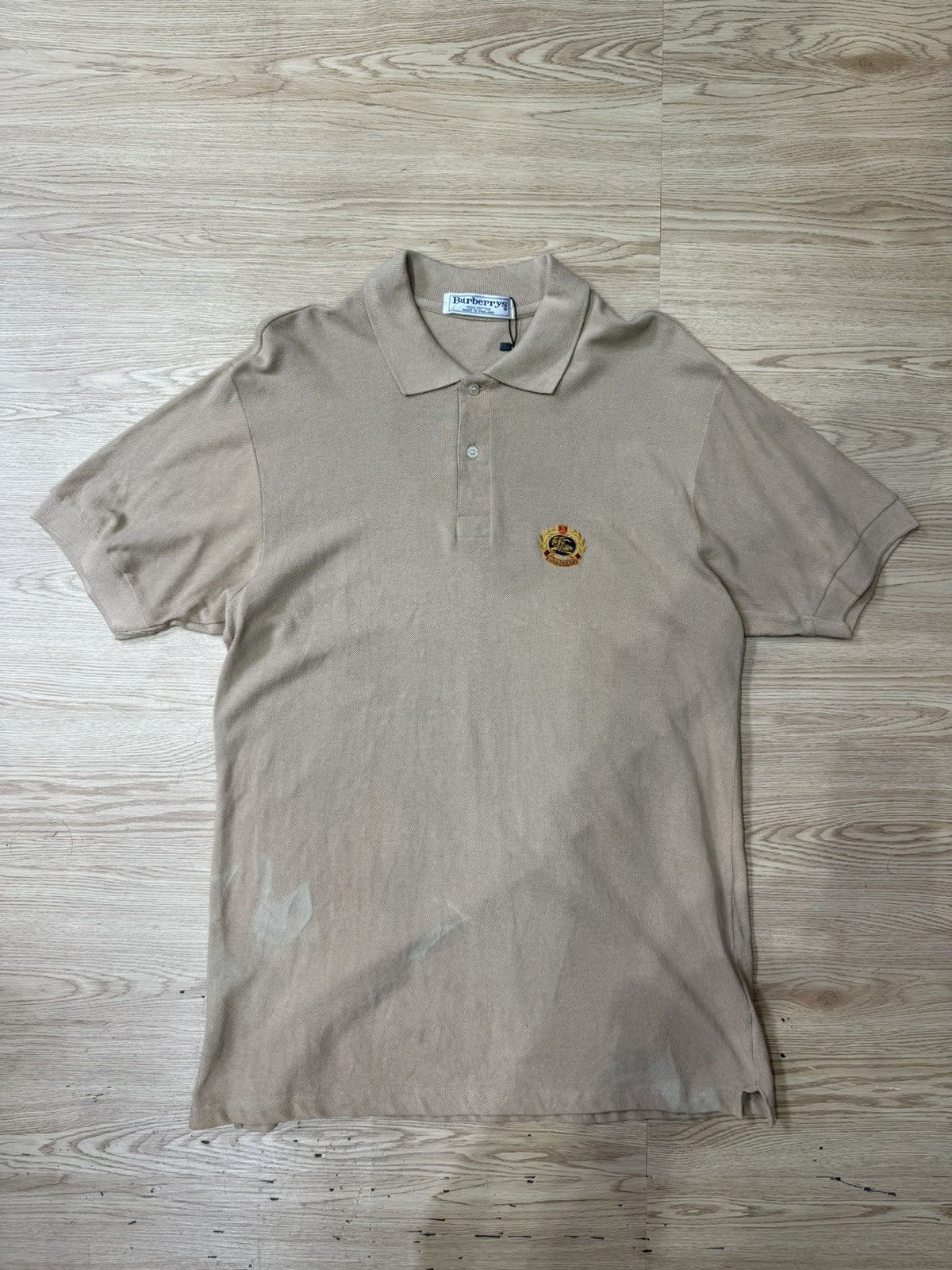 Burberry 90’s BURBERRYS RARE ROYAL LOGO CASUAL VINTAGE POLO TSHIRT Size US L / EU 52-54 / 3 - 1 Thumbnail