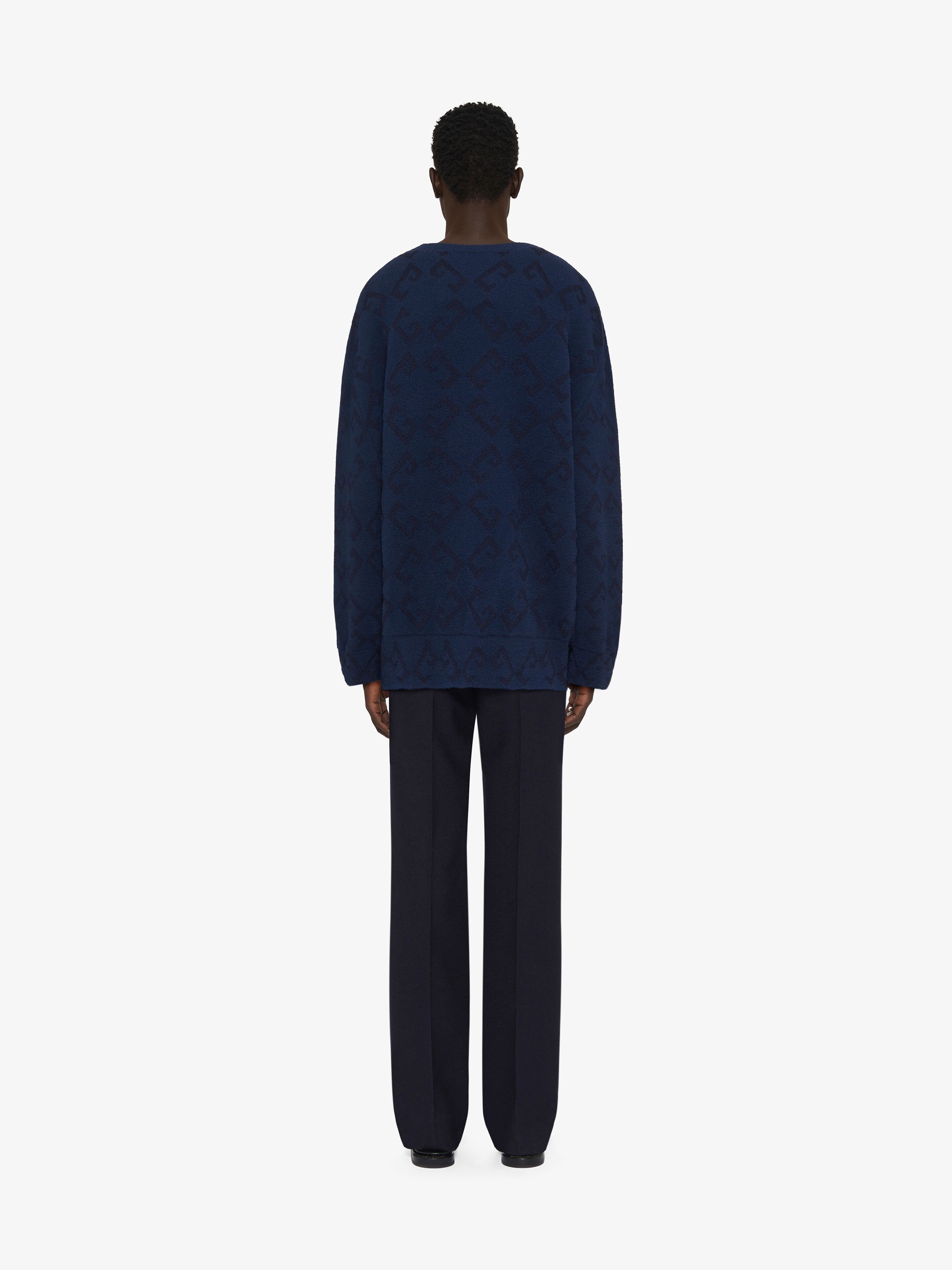 Givenchy o1w1db10925 Crew Neck Jumper in Blue Size US L / EU 52-54 / 3 - 4 Thumbnail