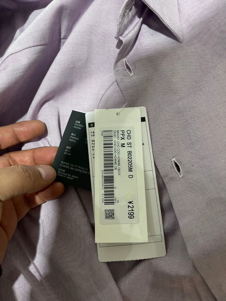 Comme des Garcons CDG HOMME DEUX men's shirt purchased from Big IT, brand new Size US M / EU 48-50 / 2 - 6 Thumbnail