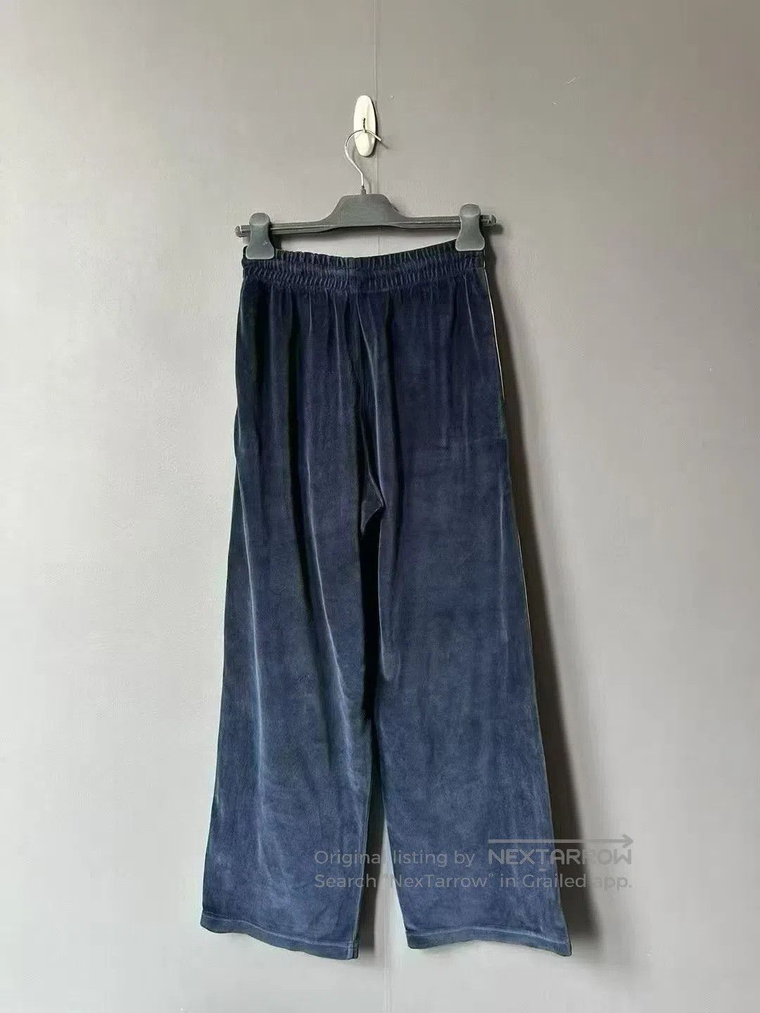 Celine CELINE size XS Blue Velvet Trousers| Size US 27 - 2 Thumbnail