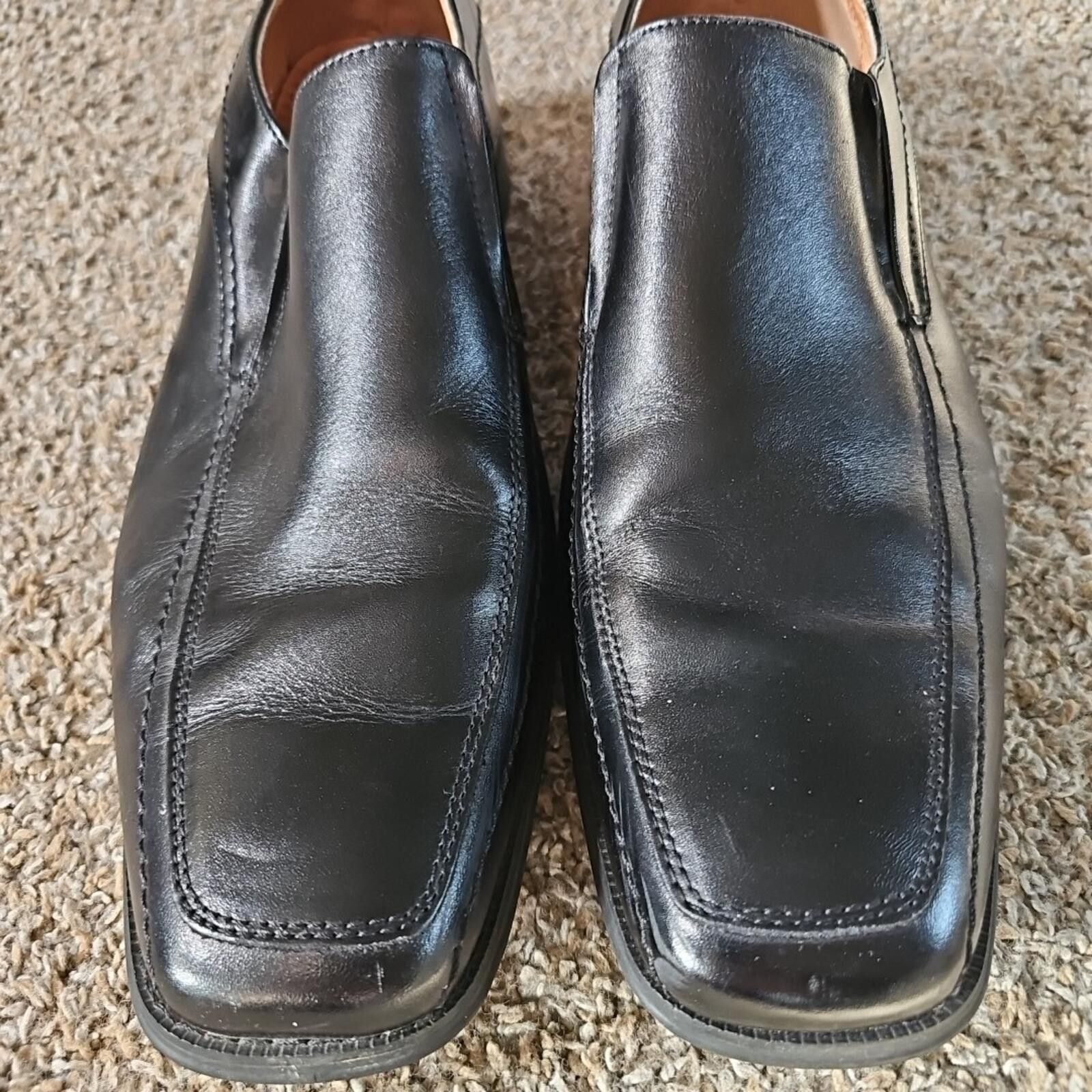 Joseph Abboud Joseph Abboud X173421 14M Black Slip On Dress Shoes Size US 14 / EU 47 - 2 Thumbnail