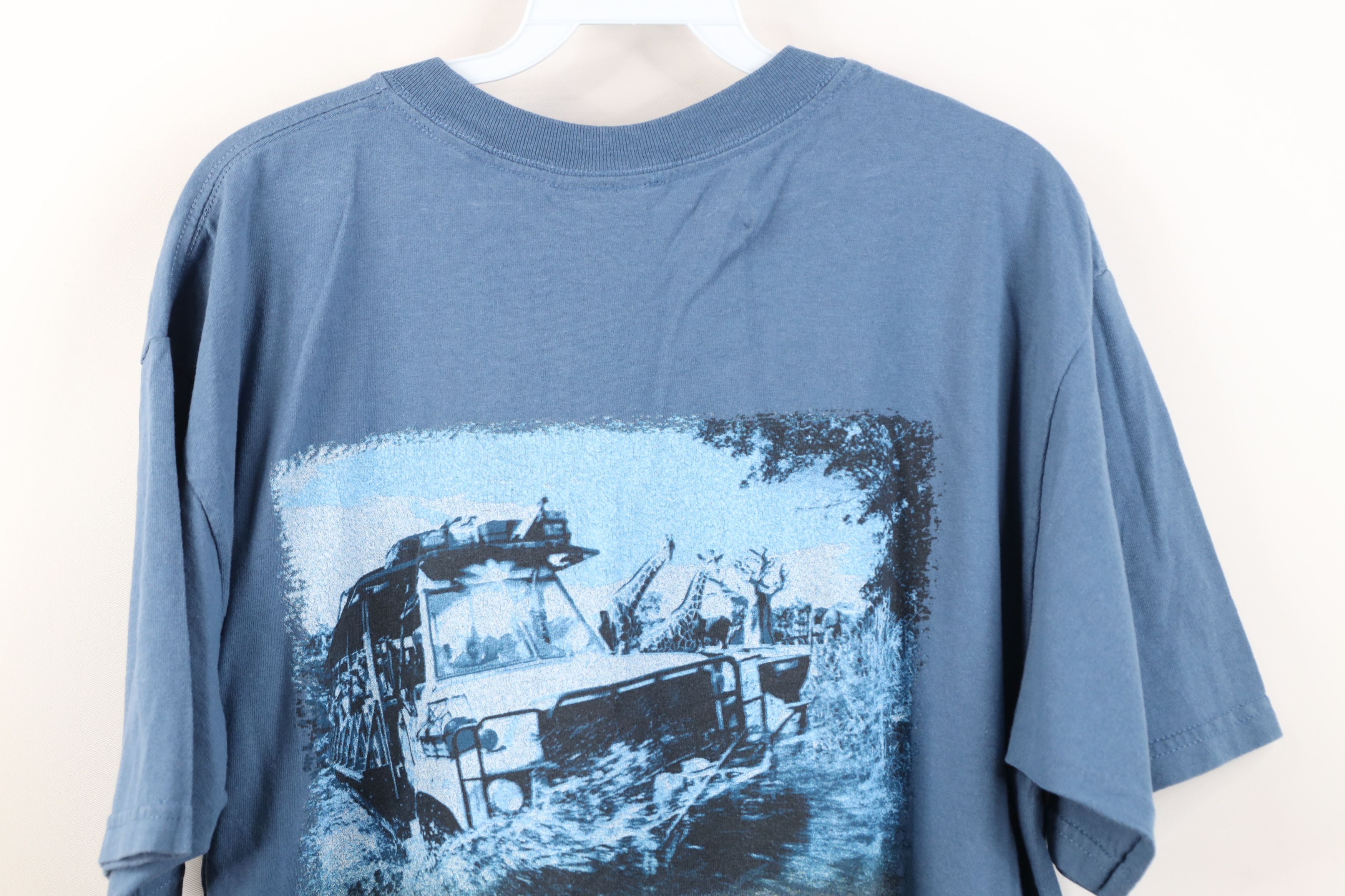 Disney Vintage 90s Y2K Disney Animal Kingdom Kilimanjaro T-Shirt Size US L / EU 52-54 / 3 - 12 Thumbnail
