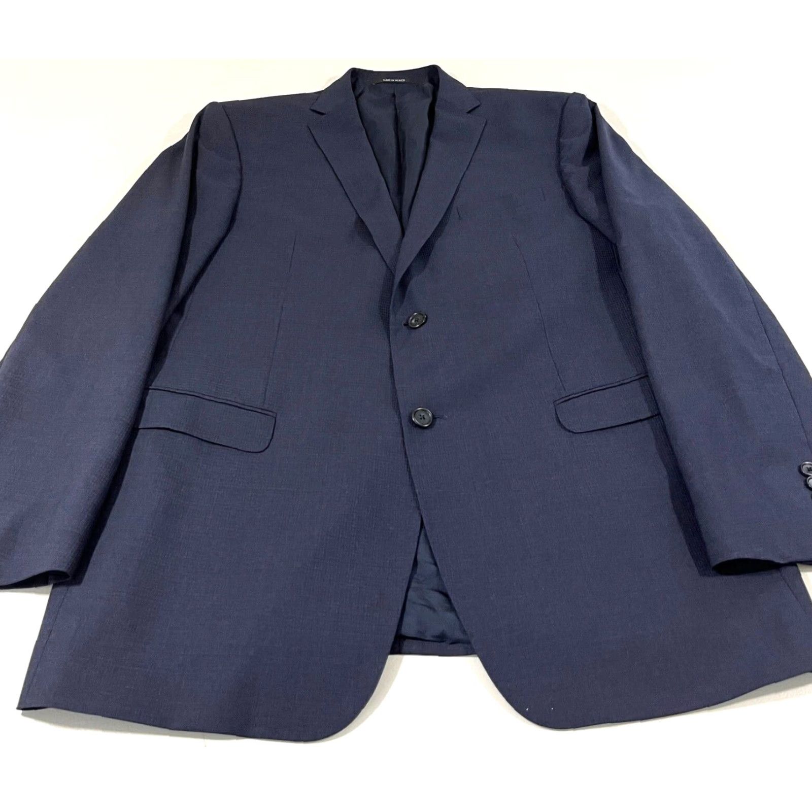 Ermenegildo Zegna Z Zegna Men’s Wool Suit Jacket Navy 44R IT 54R Single-Breasted Two-Button Vintage (Pre-owned) Mens Size 42R - 5 Thumbnail
