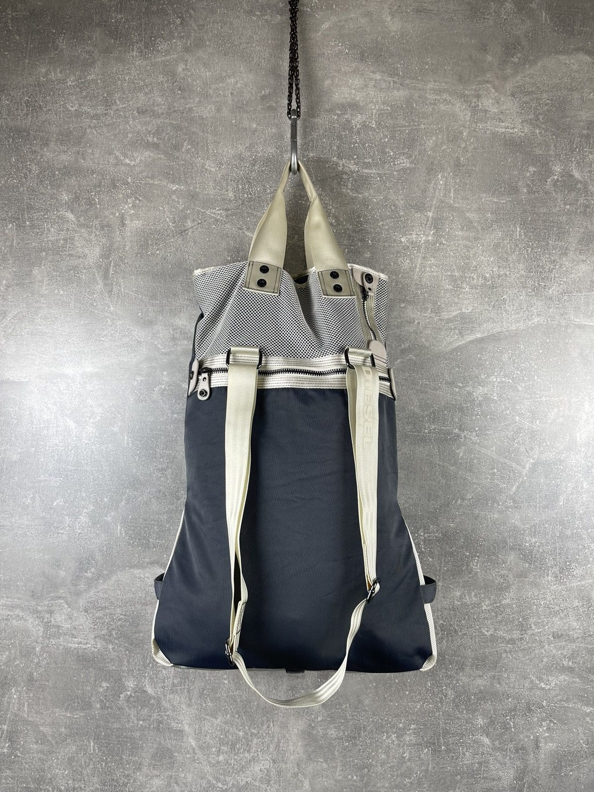 Diesel Diesel Tote Backpack Hybrid Nylon Transformer Techwear Bag Size ONE SIZE - 1 Thumbnail