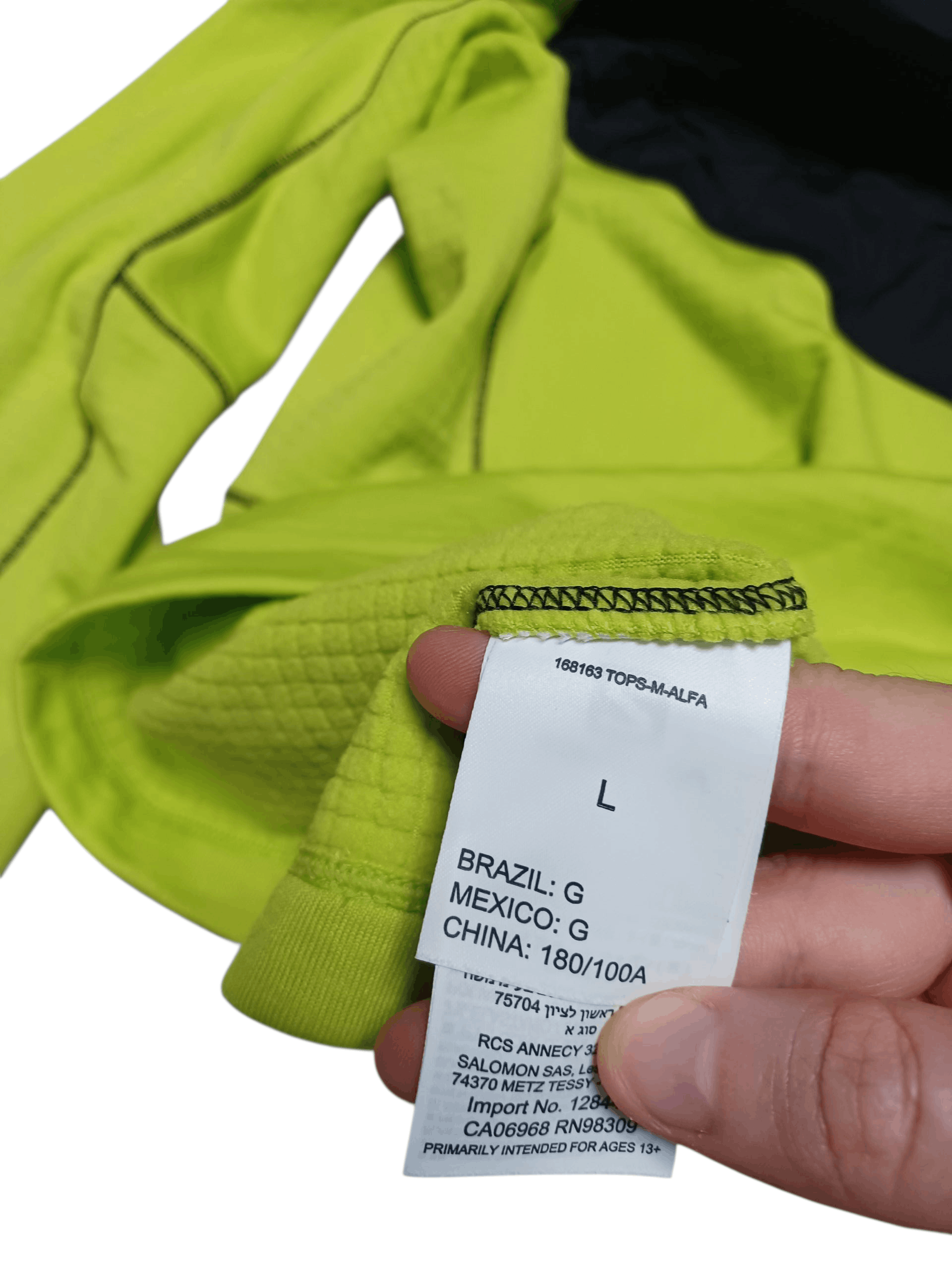 Salomon SALOMON POLARTEC OUTDOOR SOFTSHELL ZIP JACKET Size US L / EU 52-54 / 3 - 7 Thumbnail