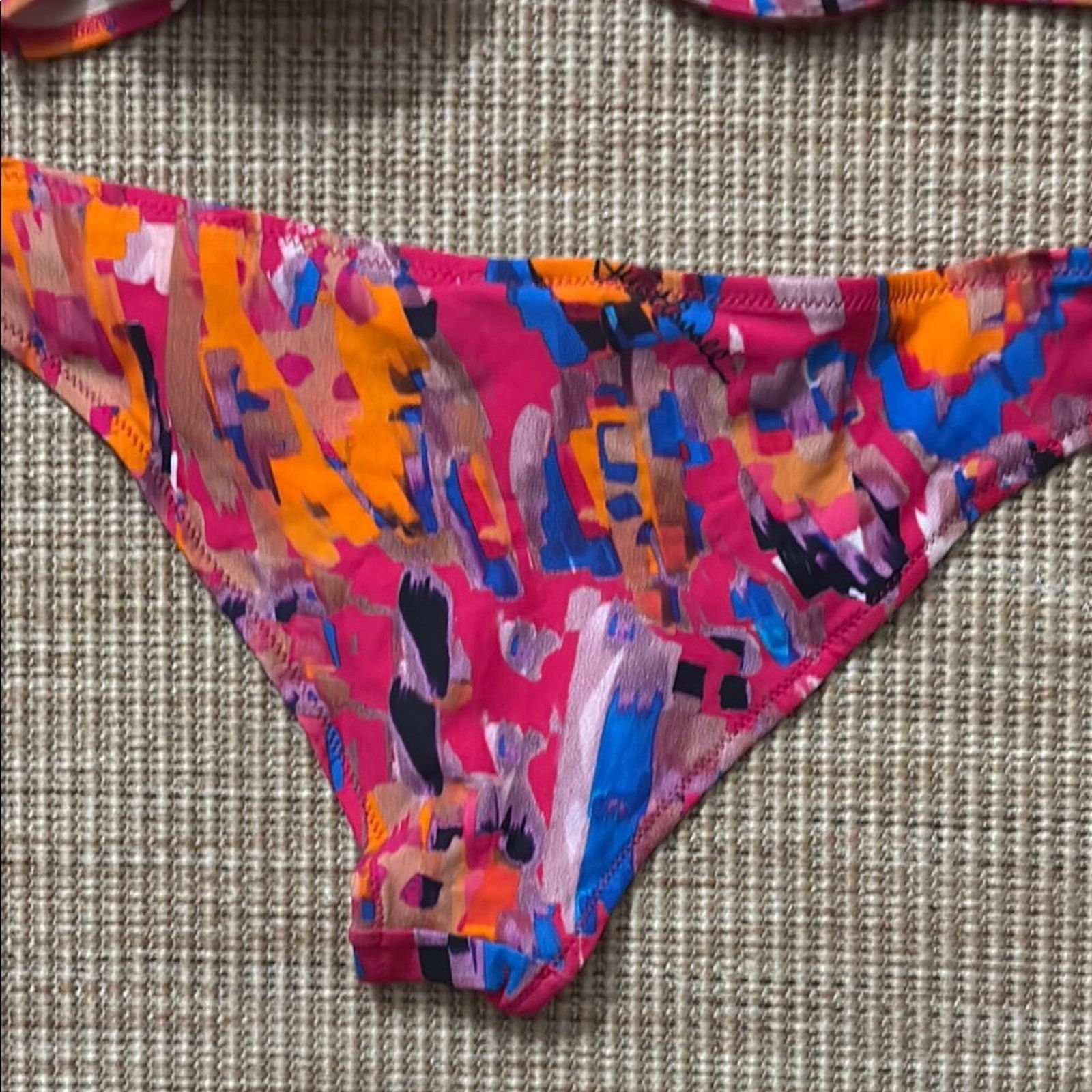 Just Cavalli NWT Just Cavalli Vibrant Pinkish Orange vivid Bikini Set S Size ONE SIZE - 4 Thumbnail