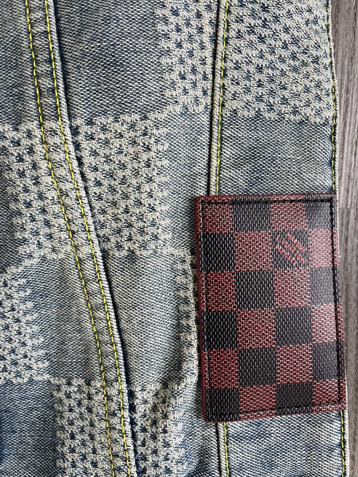 Louis Vuitton Louie Vuitton Damier bootcut denim Size US 34 / EU 50 - 5 Thumbnail