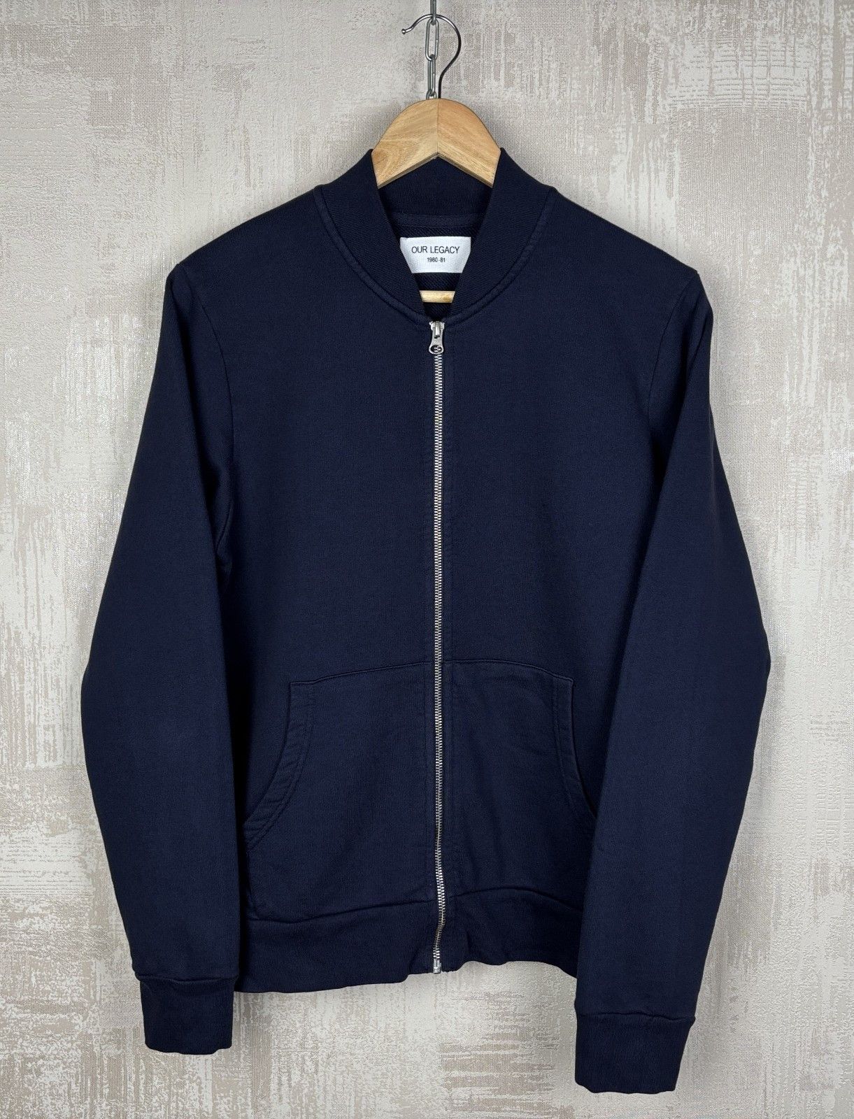 Our Legacy Our Legacy Cotton Light Bomber Men's Size 48 (M) Navy Blue Size US M / EU 48-50 / 2 - 11 Thumbnail