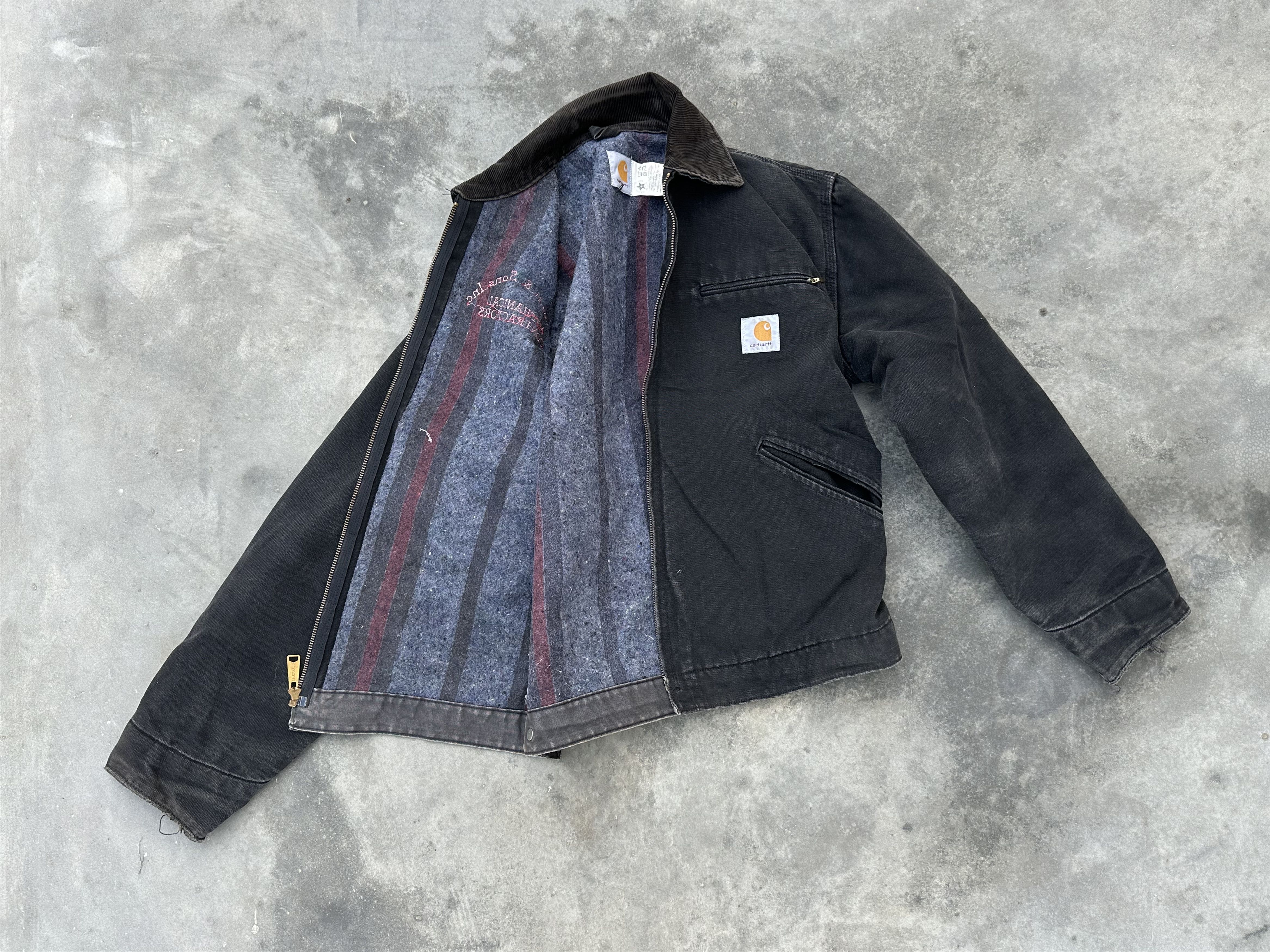 Carhartt Vintage Carhartt JB105 Black Detroit Jacket Size US M / EU 48-50 / 2 - 1 Thumbnail
