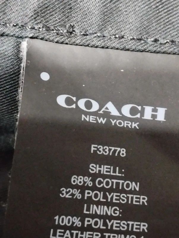 Coach Coach Lamb Leather Cotton Trench size M Size US M / EU 48-50 / 2 - 11 Thumbnail
