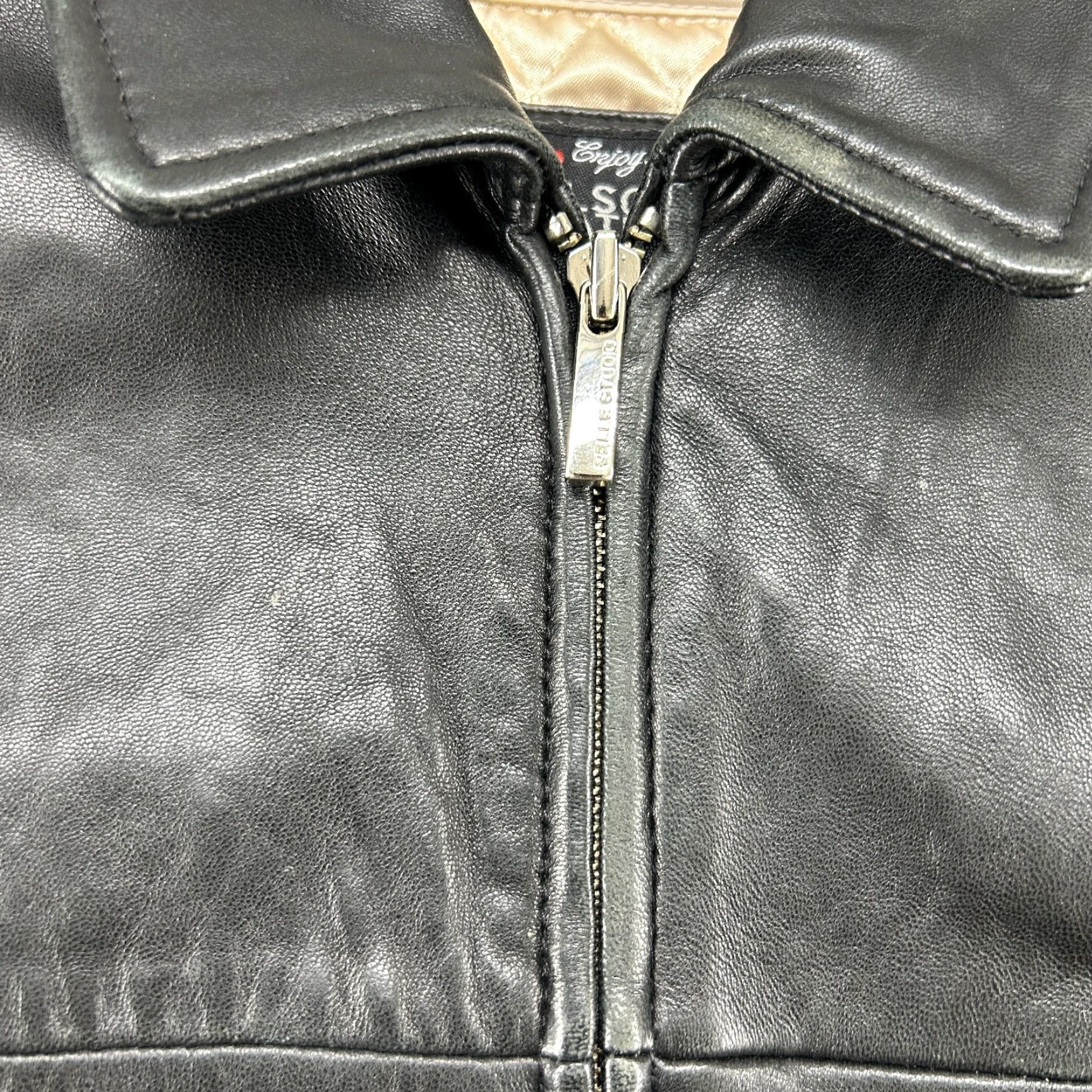 Vintage Wilsons Leather Jacket Womens M Black Pelle Studio Quilted Lined Thinsulate Size M / US 6-8 / IT 42-44 - 5 Thumbnail