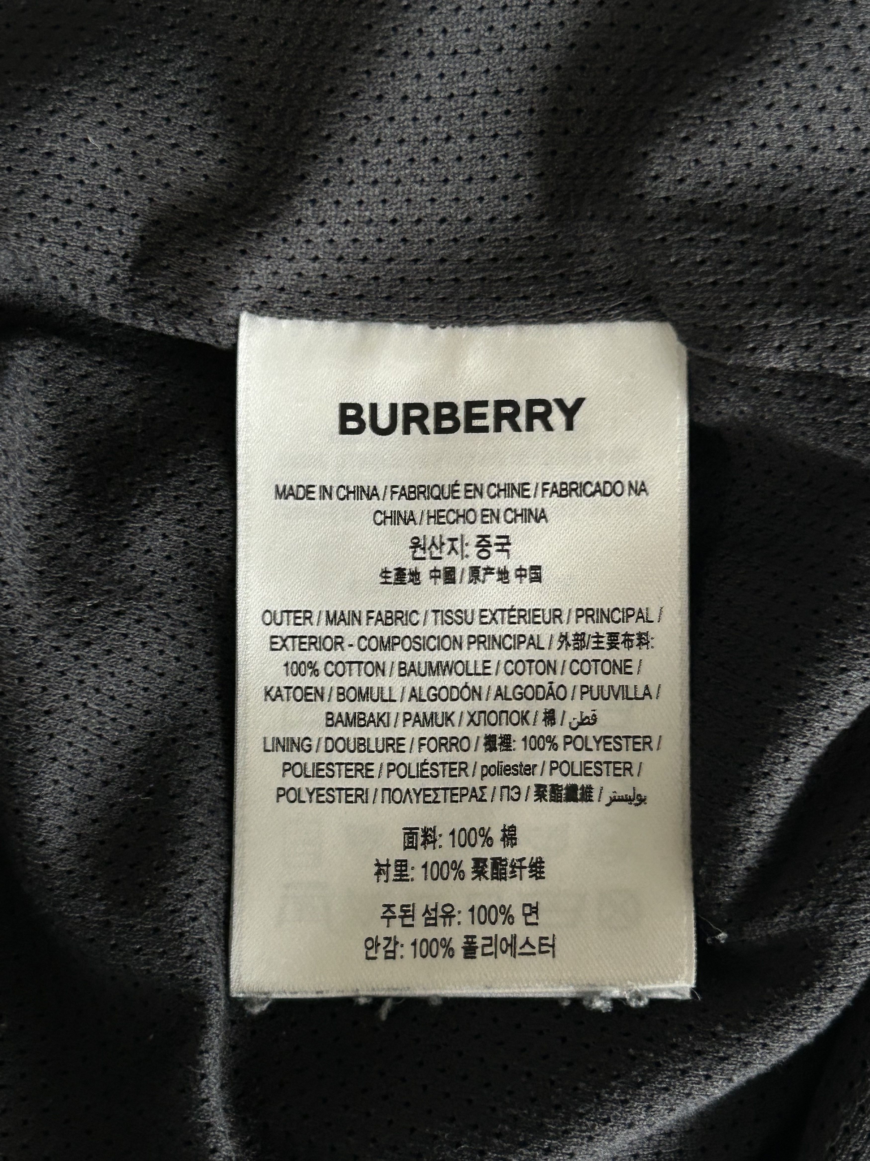 Burberry Burberry Blue & Black Logo Shorts Size US 34 / EU 50 - 5 Thumbnail