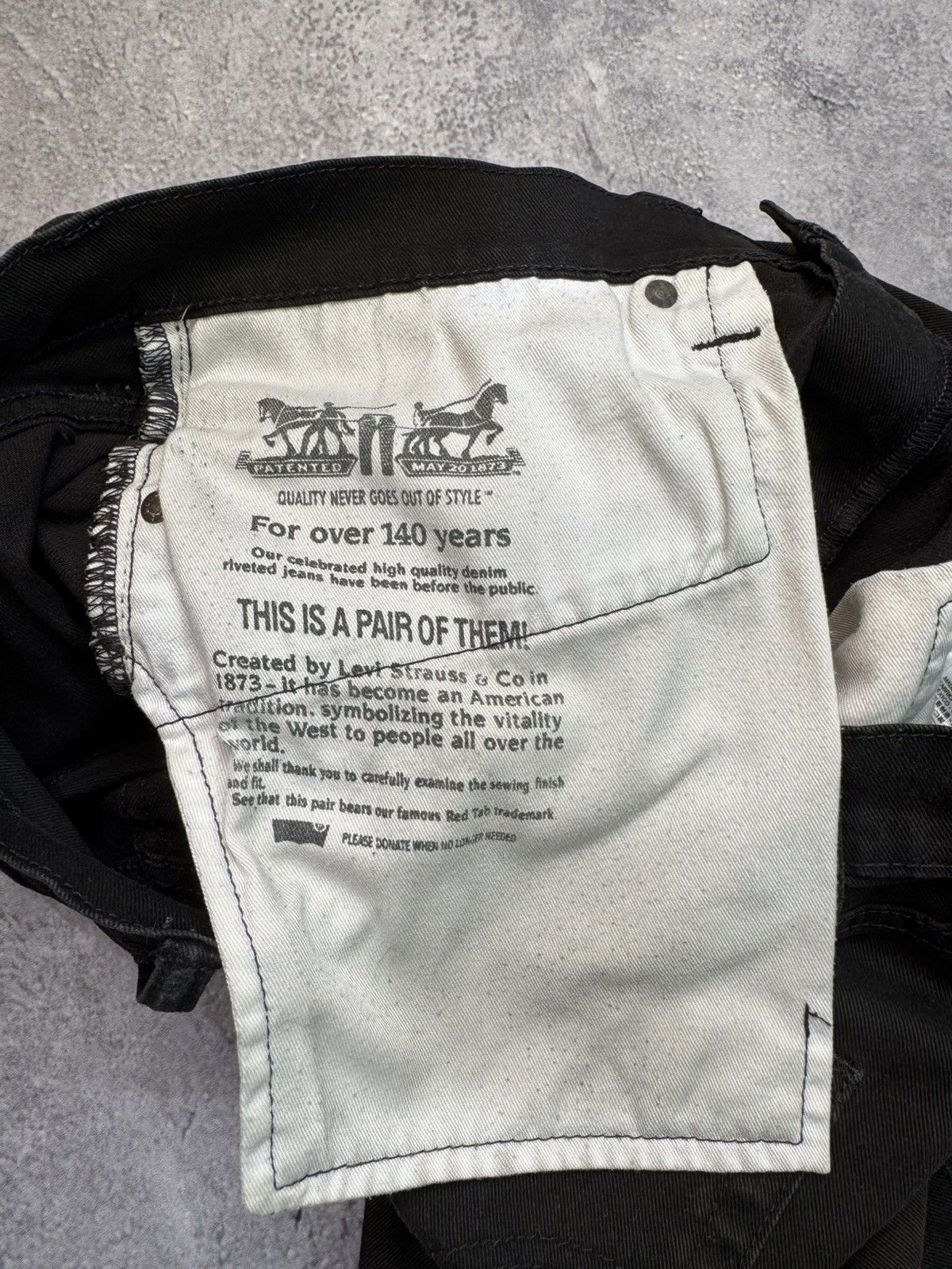 Levi's × Vintage Levi’s 522 Vintage Slim Fit Back Jeans Size 34x30 Size US 34 / EU 50 - 9 Thumbnail