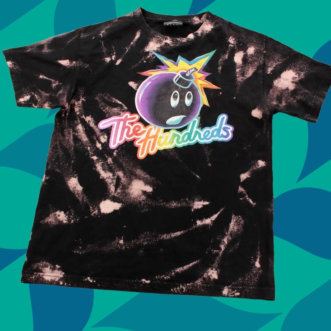 The Hundreds The Hundreds adam bomb bleach print T-Shirt MEDIUM Mens Size US M / EU 48-50 / 2 - 1 Thumbnail