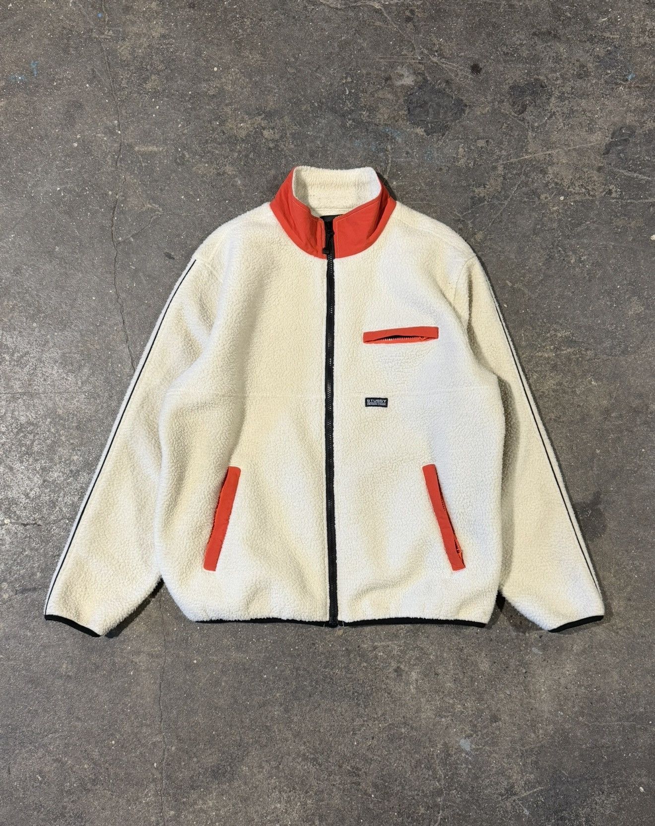 Stussy Stussy Nylon Mock Neck Fleece Size US L / EU 52-54 / 3 - 1 Thumbnail