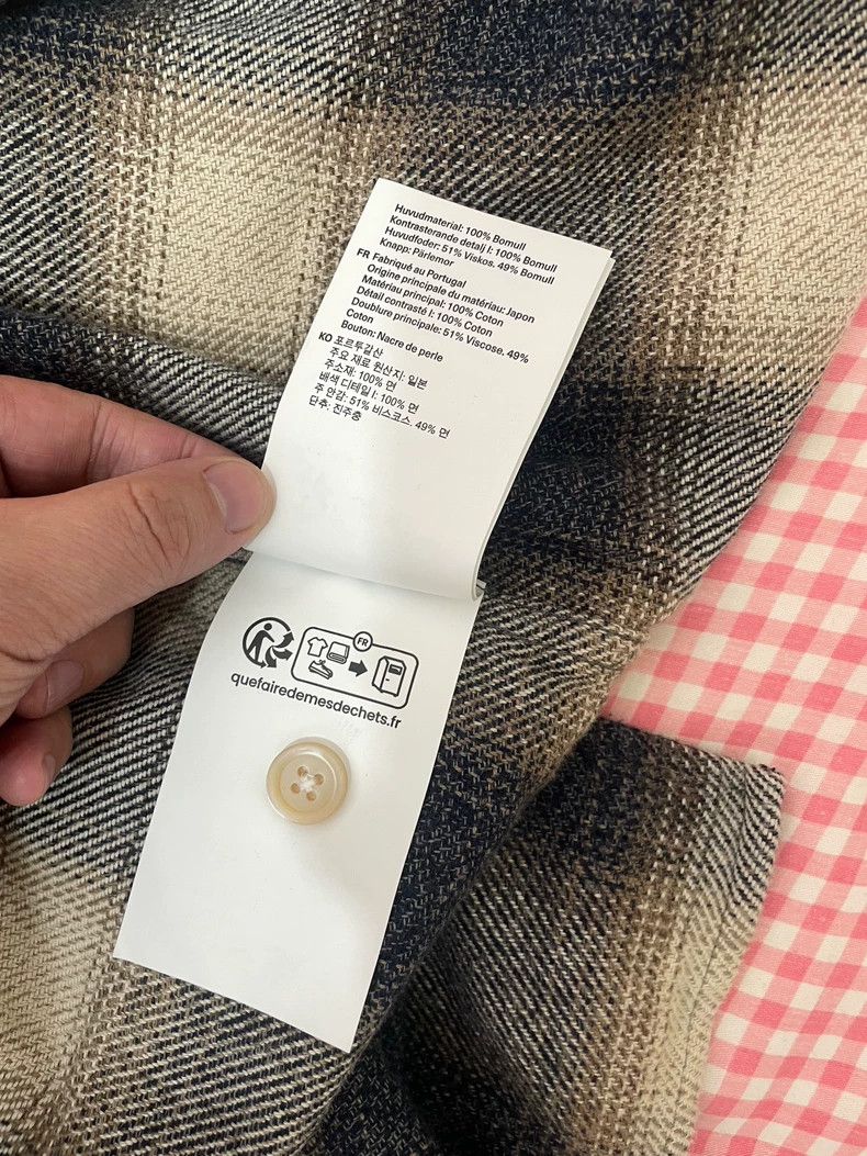 Our Legacy our legacy size 52 Flannel shirt 2502-Nextarrow Size US L / EU 52-54 / 3 - 8 Thumbnail