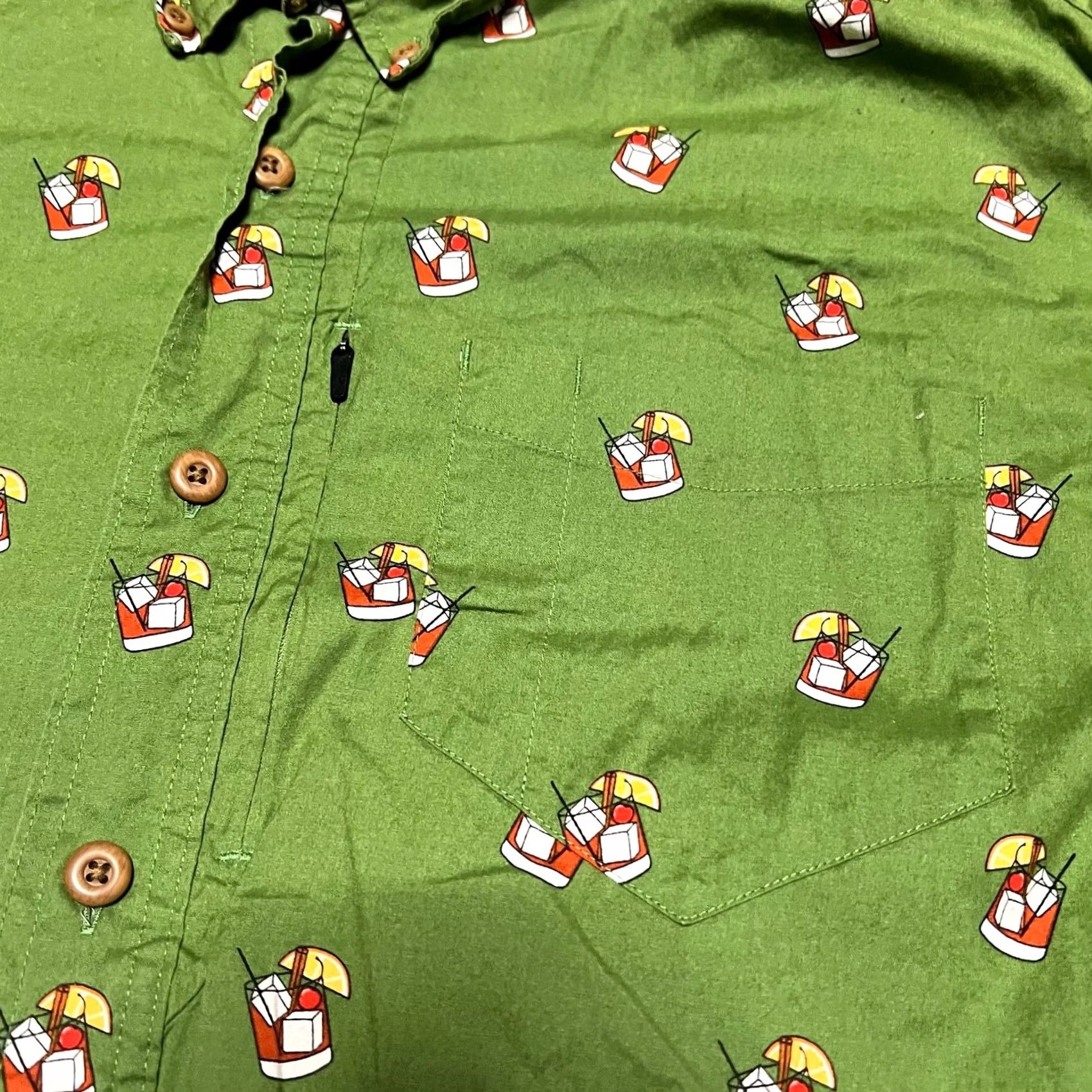 Duluth Trading Company Duluth Trading Shirt Mens XL Green Beergarden Untucked Relaxed All Over Print Shirt Size US XL / EU 56 / 4 - 2 Thumbnail