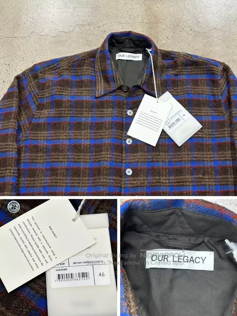 Our Legacy Our Legacy Plaid Shirt Size US S / EU 44-46 / 1 - 5 Thumbnail