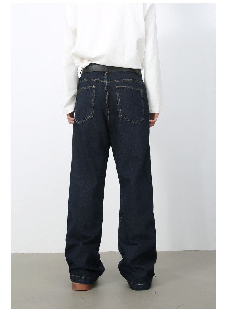 Japanese Brand Retro Men's American Loose Straight Leg Cargo Jeans Size US 32 / EU 48 - 5 Thumbnail