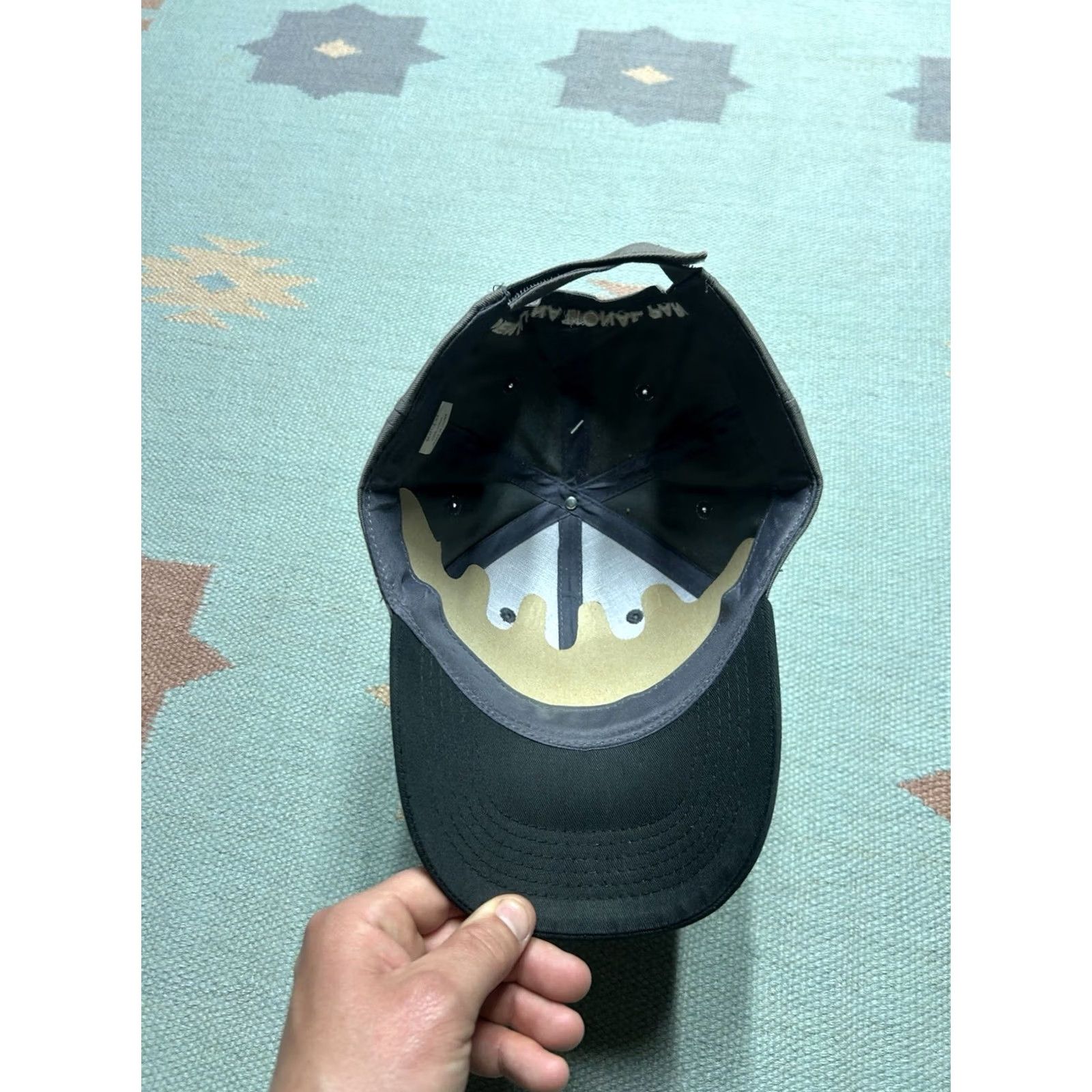 Vintage Denali Alaska strapback hat adjustable cap Denali National Park black gray spell out Mens Adjustable Baseball Cap Size US M / EU 48-50 / 2 - 6 Thumbnail